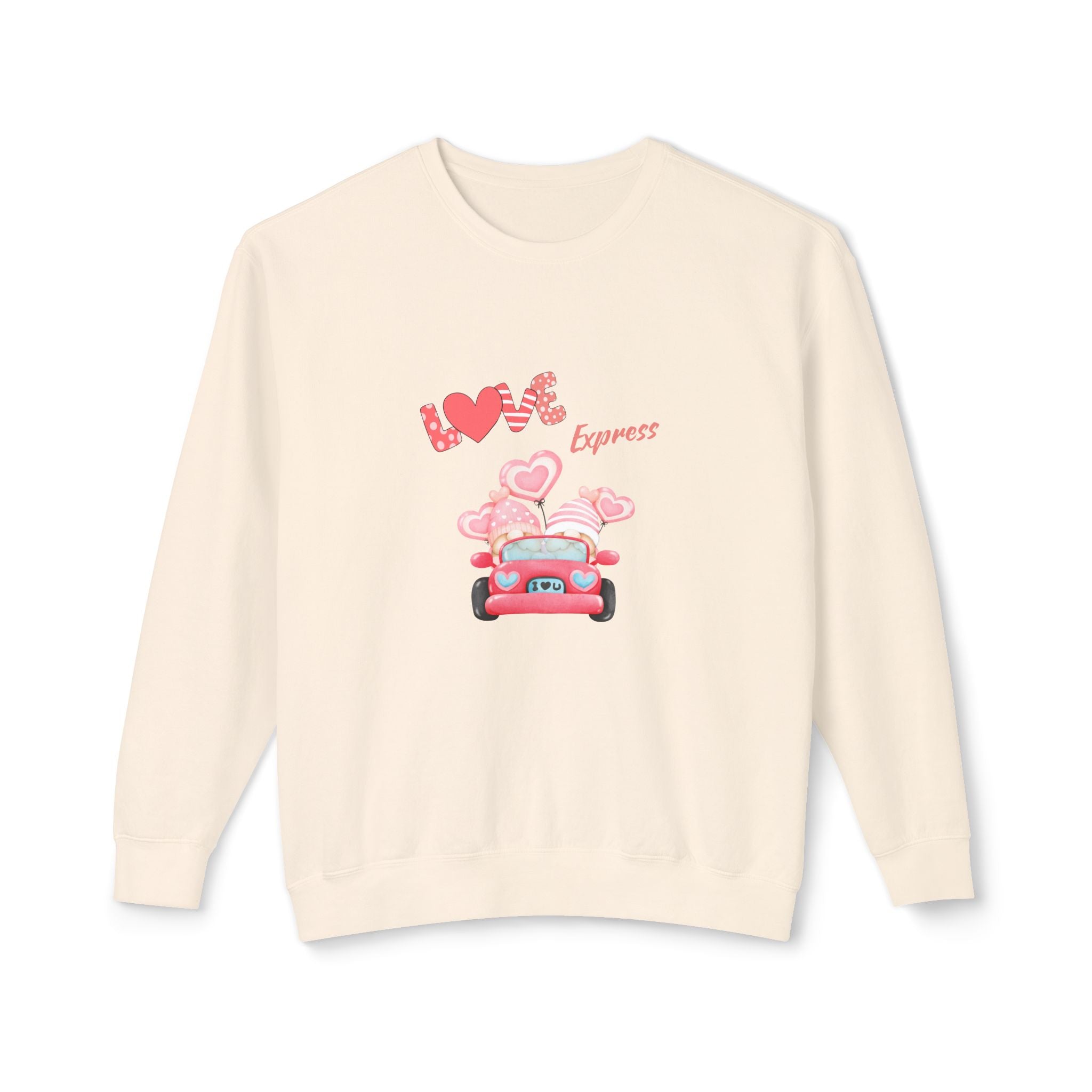 Love Express Unisex Lightweight Crewneck Sweatshirt