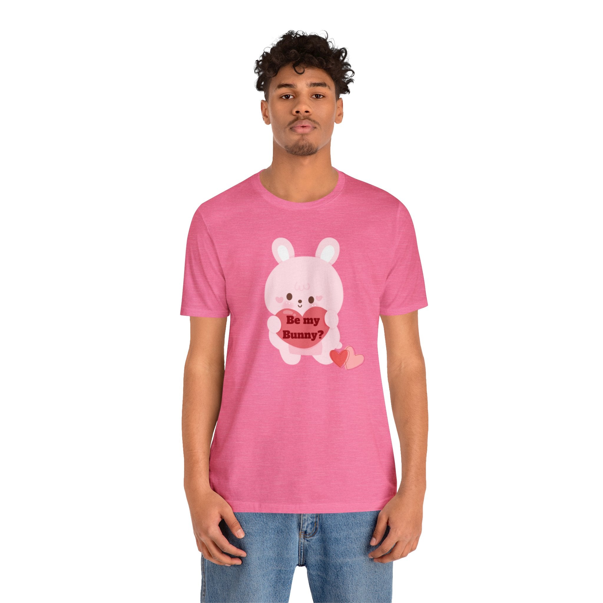 V-Day BunnyUnisex Jersey Short Sleeve Tee