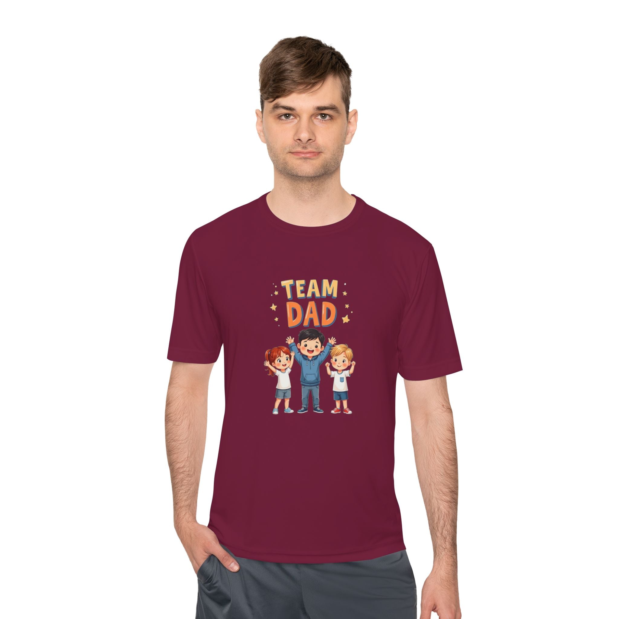 Team Dad Moisture Wicking Tee
