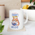 Happy Father's Day Big Cat Ceramic Mug, (11oz, 15oz)