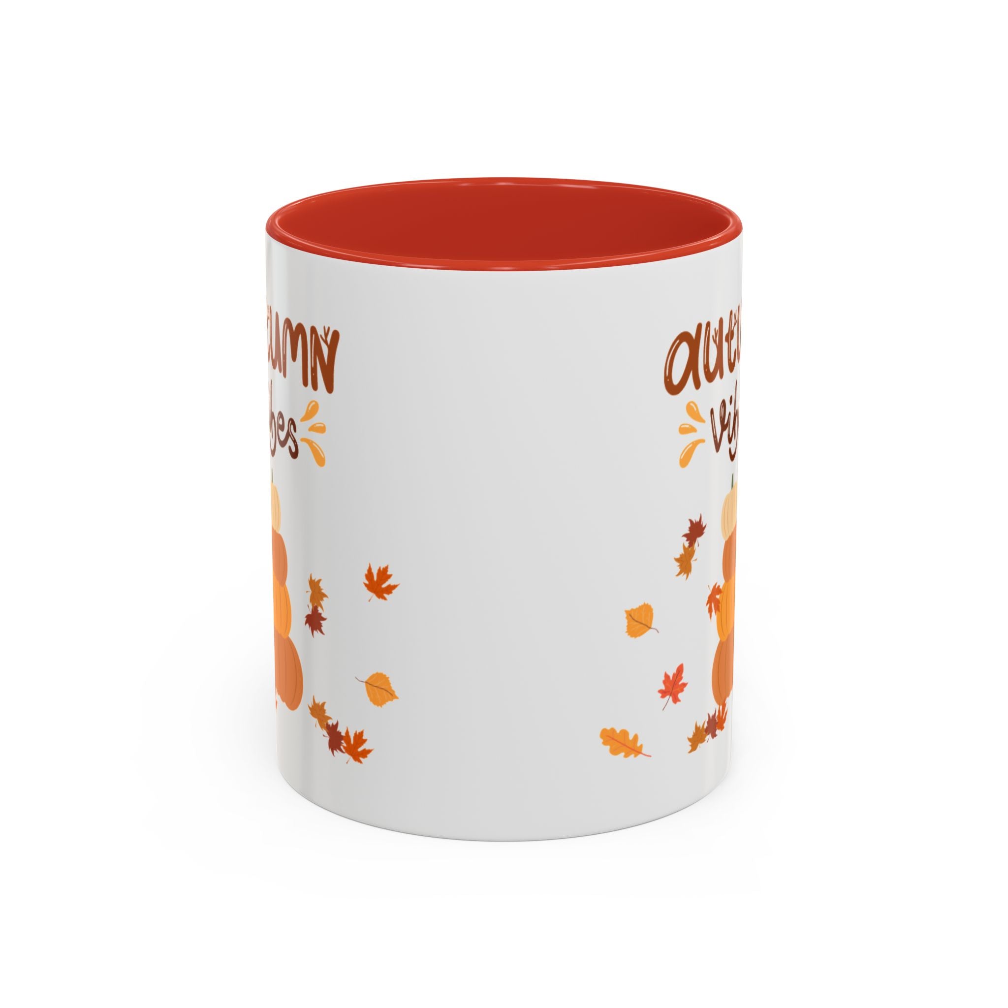 Autumn Vibes Accent Coffee Mug (11, 15oz)