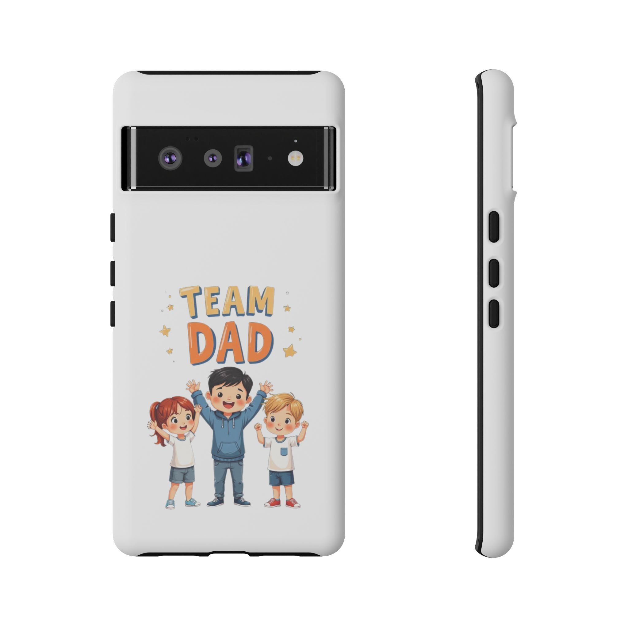 Team Dad Phone Case, Fun Gift for Fathers, Durable Phone Protector, Cute Dad Team Merchandise, Father's Day Special