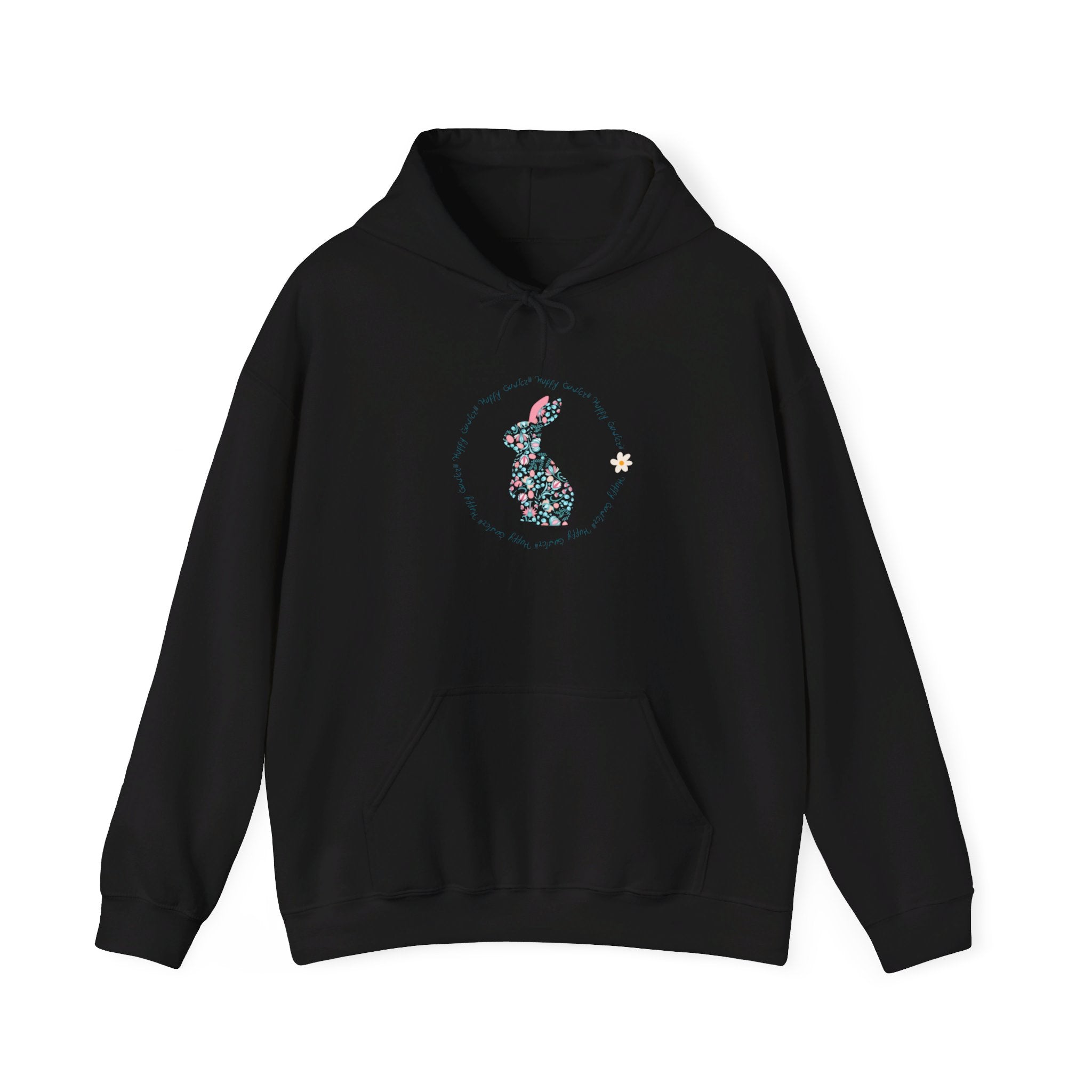 Happy Easter Rabbit Day Unisex Heavy Blend™ Hooded Sweatshirt