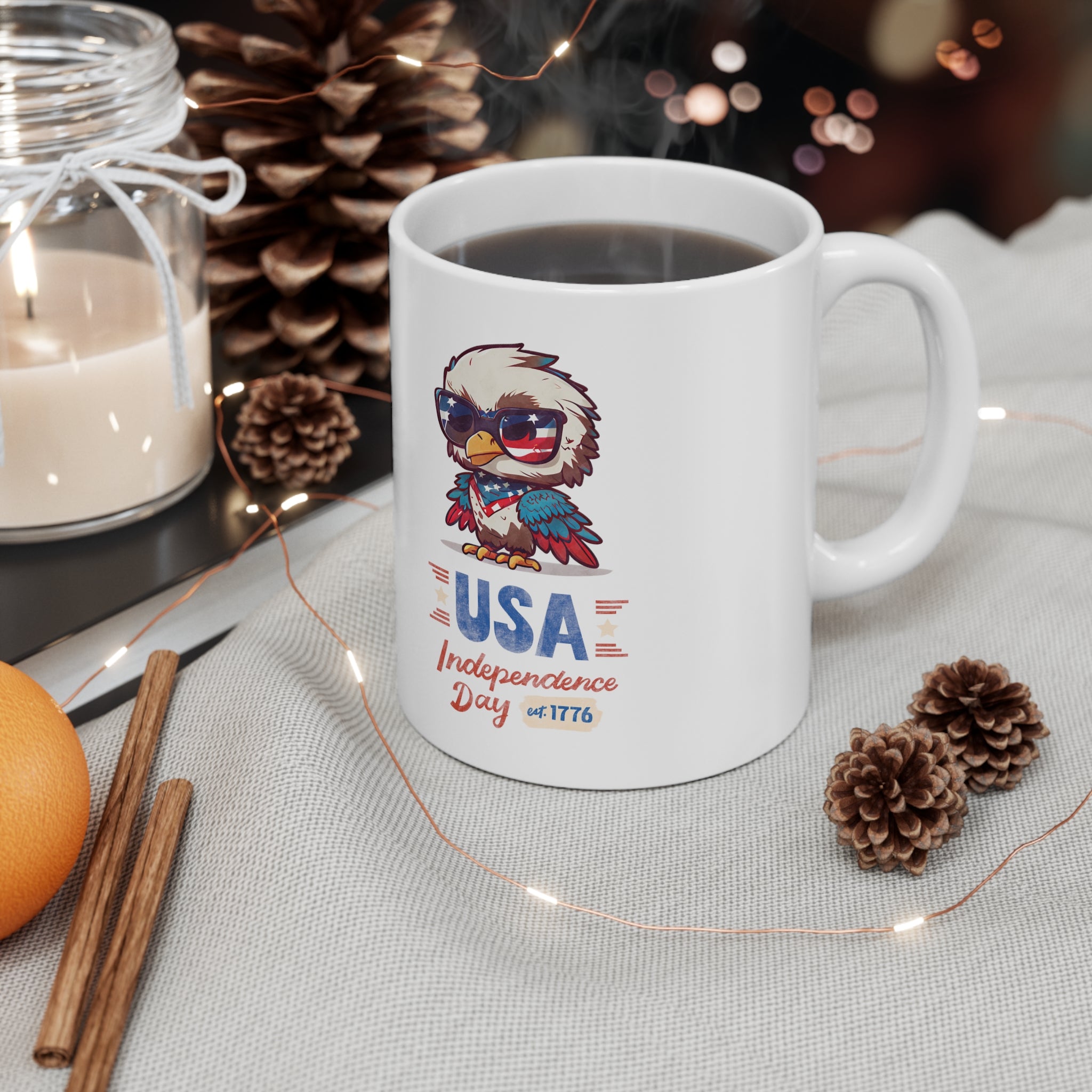 USA Independence Day Ceramic Mug 11oz