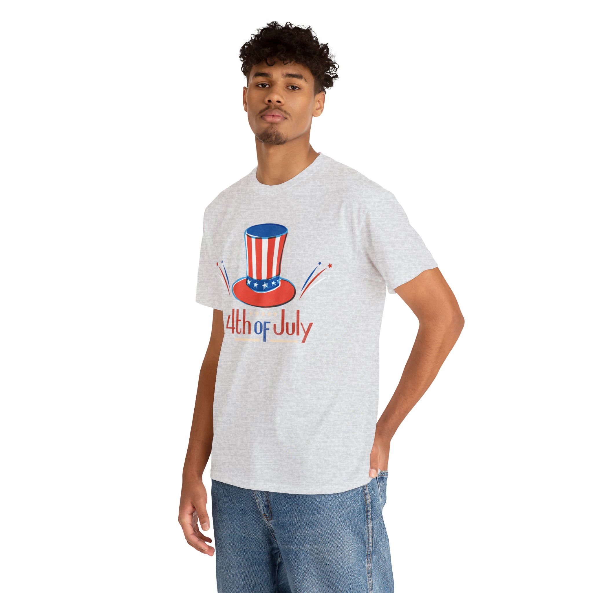 4th Of July Unisex Heavy Cotton Tee