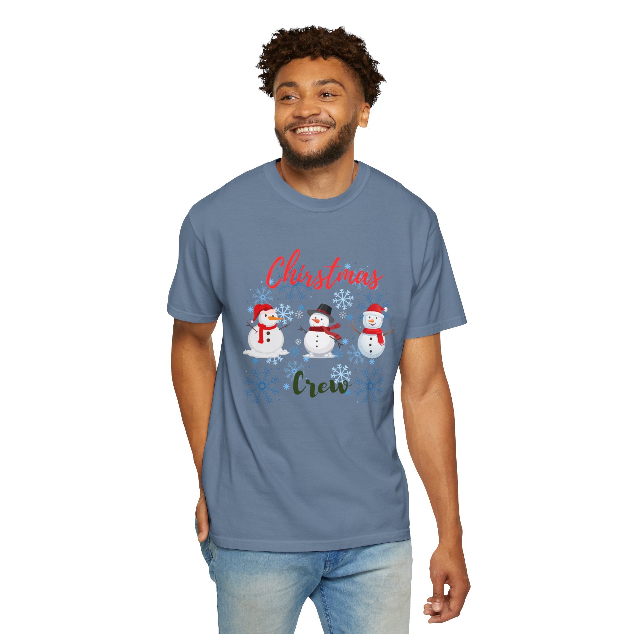 Christmas Crew Unisex Garment-Dyed T-shirt