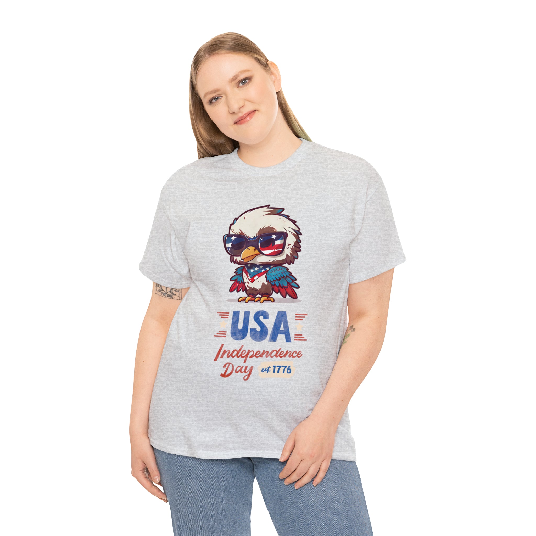 USA Independence Day Unisex Heavy Cotton Tee