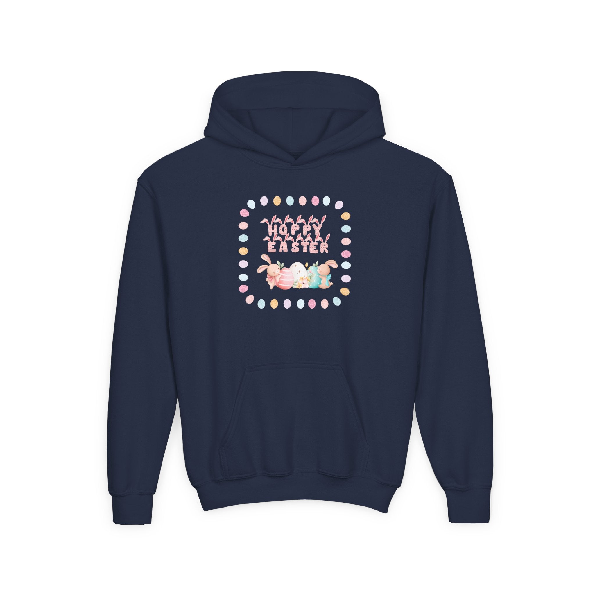Hoppy Easter Youth Hooded Sweatshirt