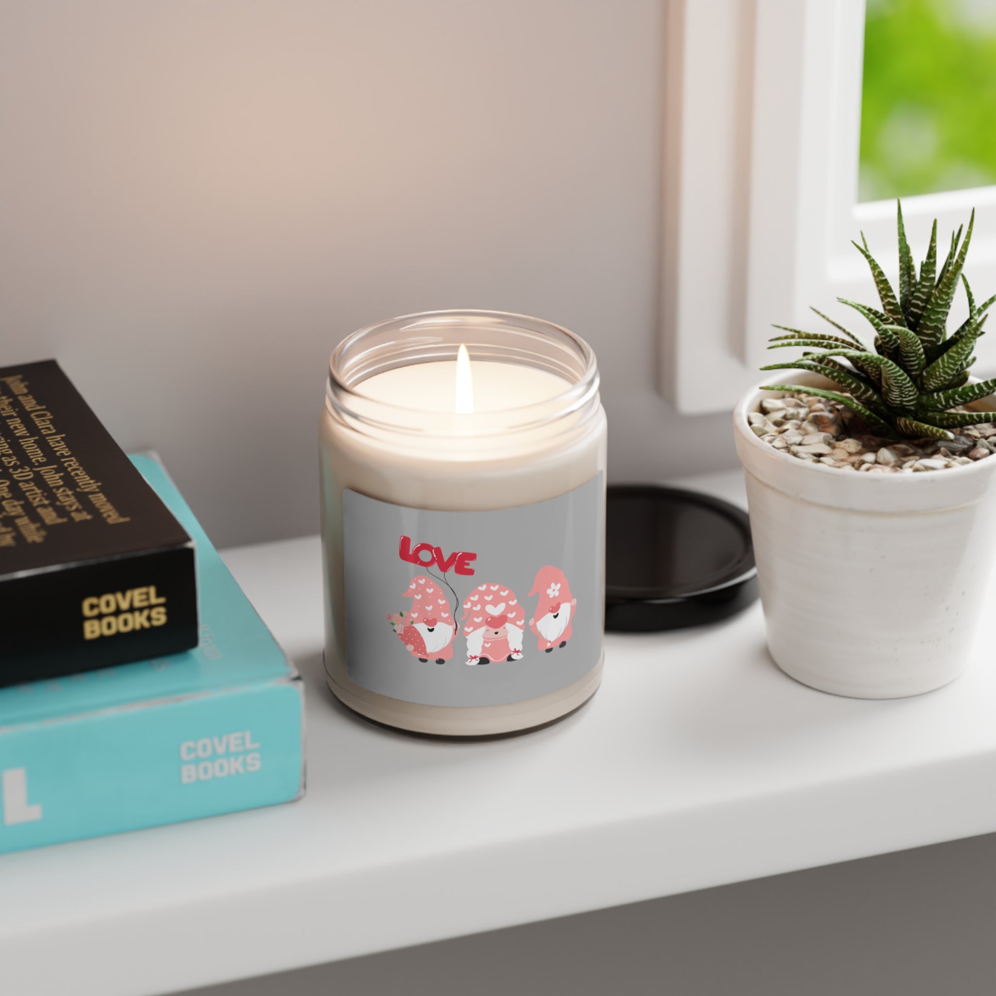 Love Gnome Day Scented Soy Candle, 9oz