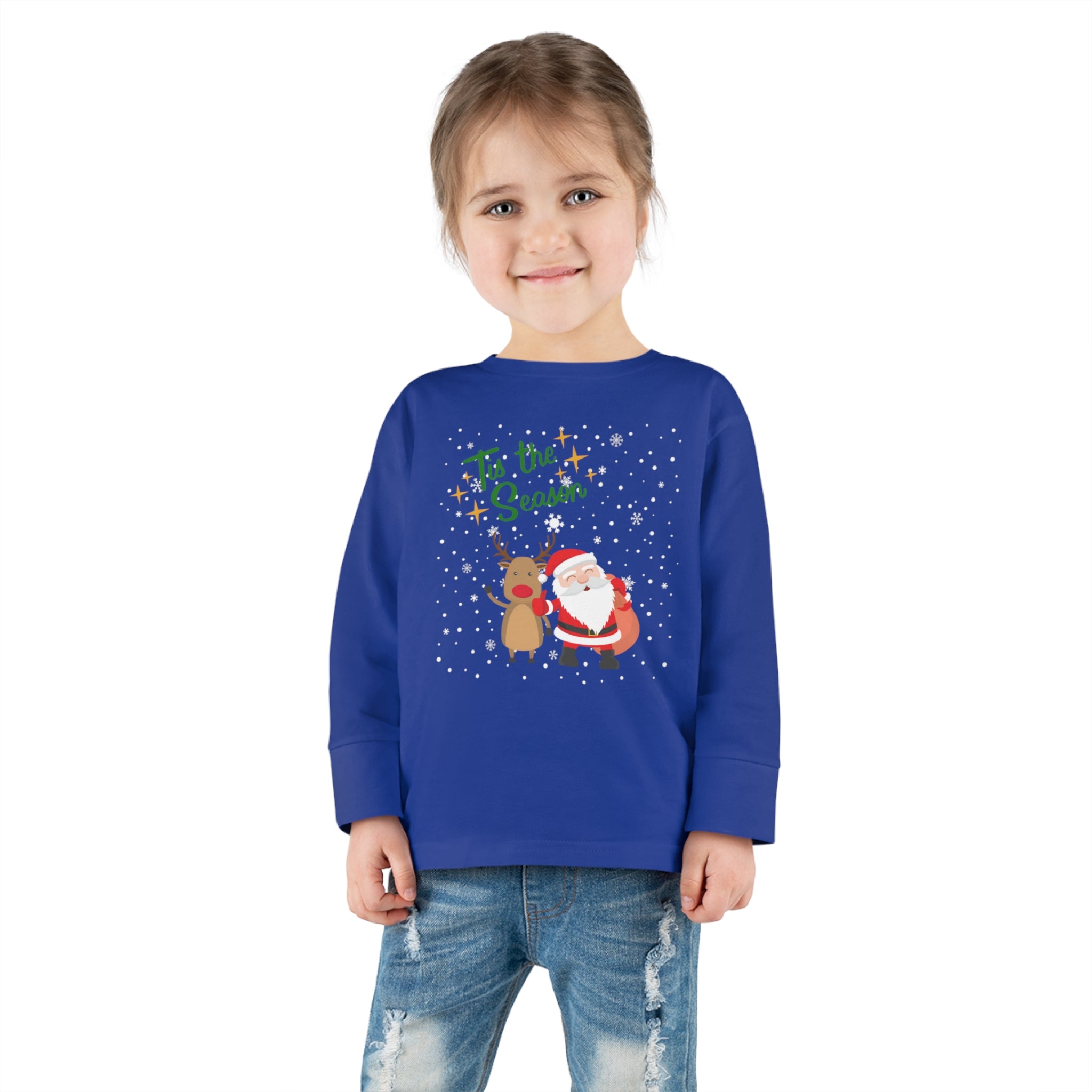Tis The Season Toddler Long Sleeve Tee