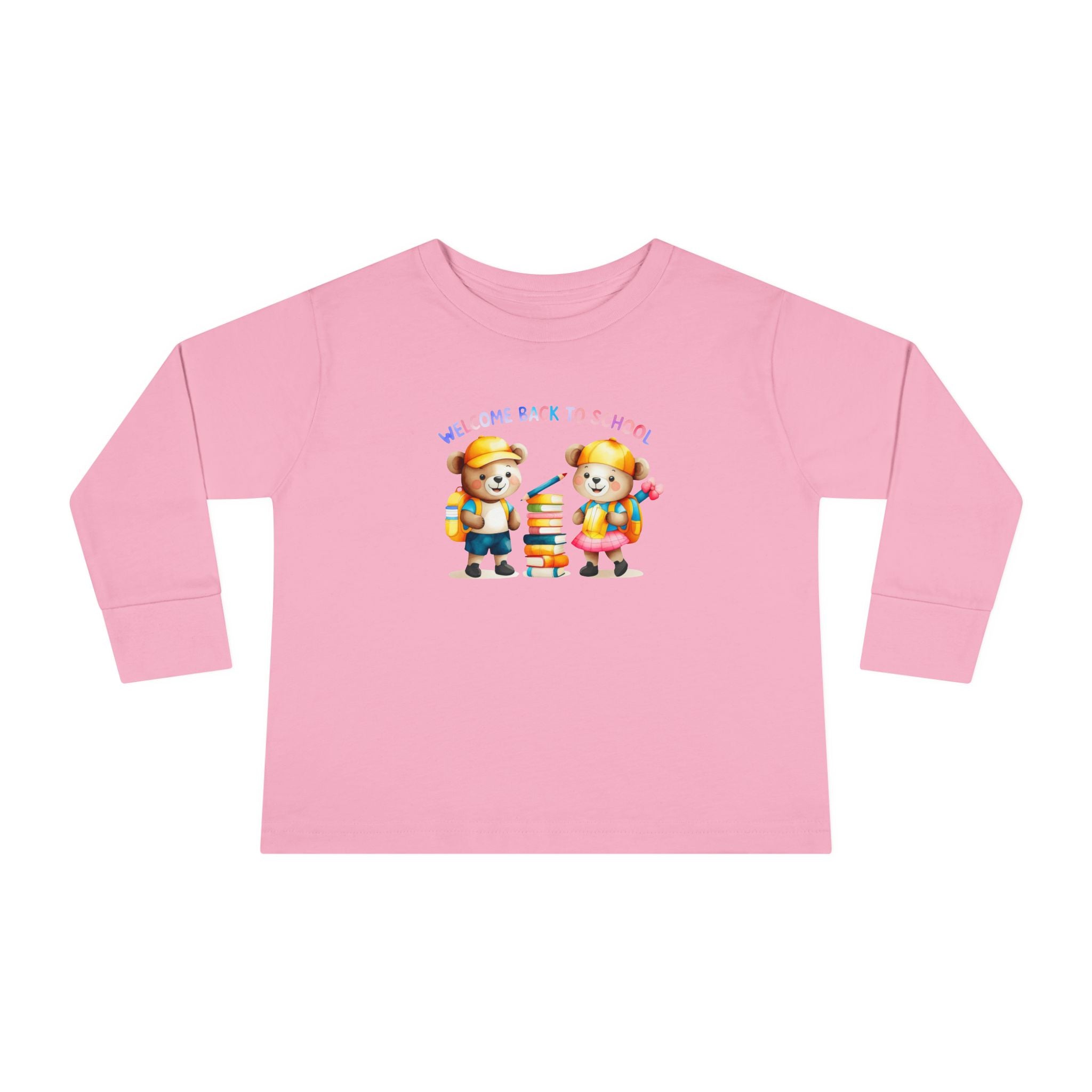 Welcome Back to School Toddler Long Sleeve Tee