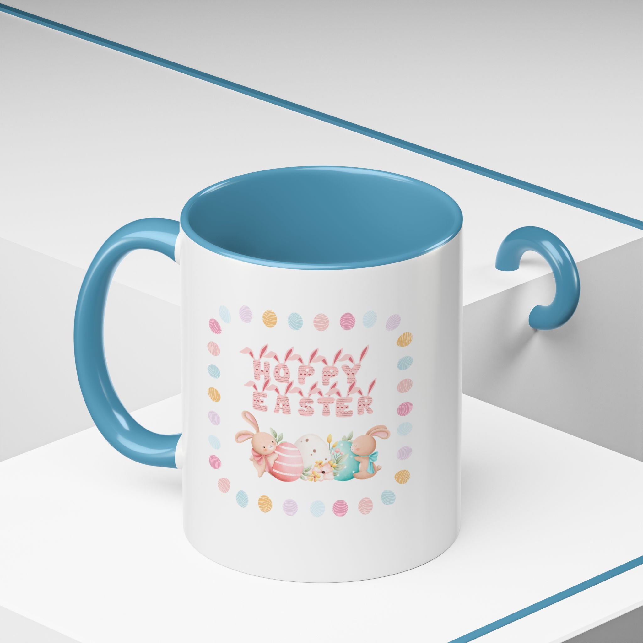 Hoppy Easter Accent Coffee Mug - 11oz & 15oz