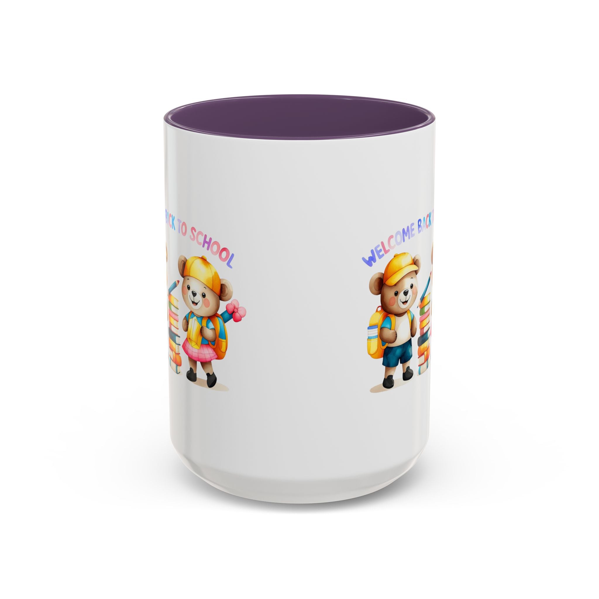 Welcome Back to School Bear Coffee Mug - 11oz, 15oz