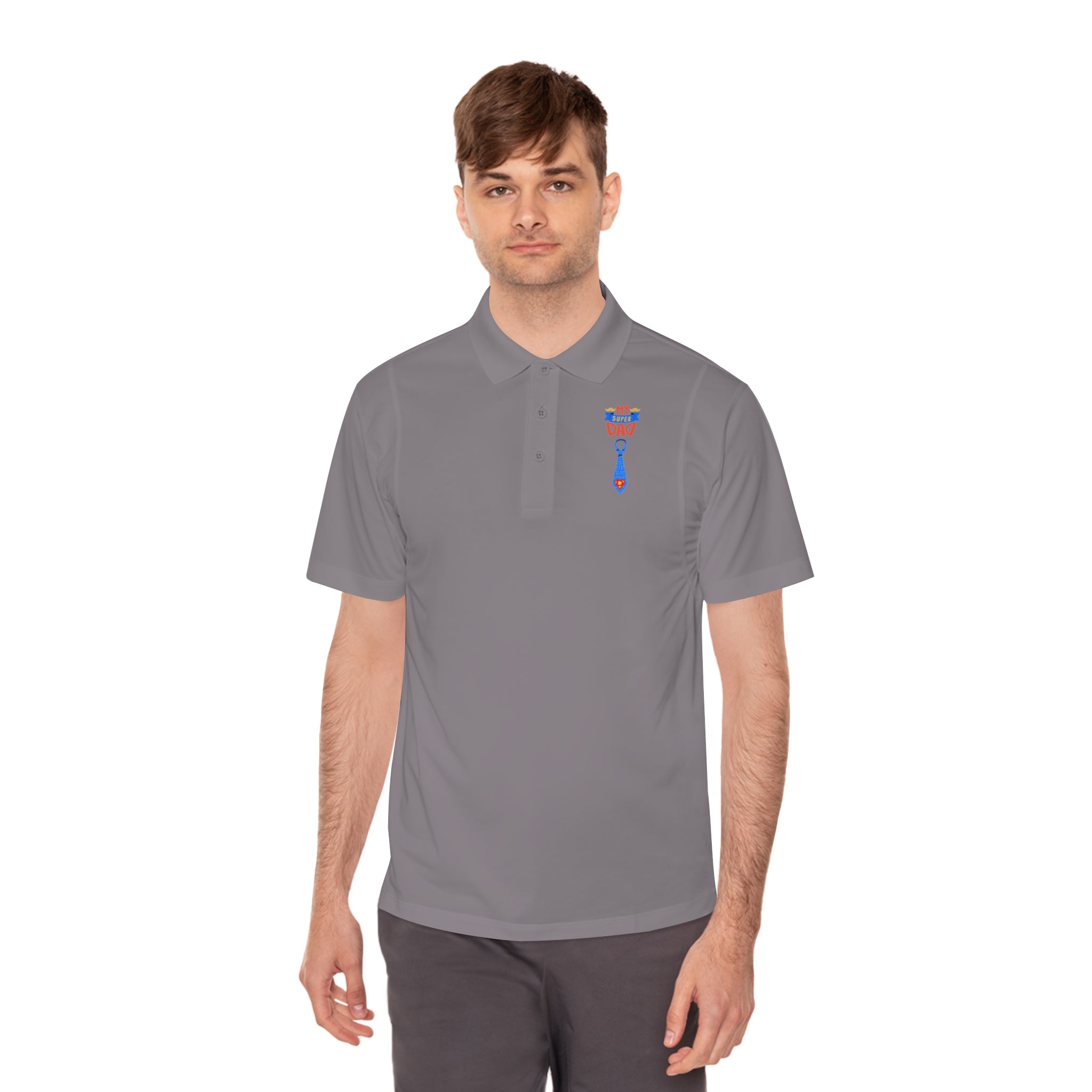 My Super Dad Men's Sport Polo Shirt