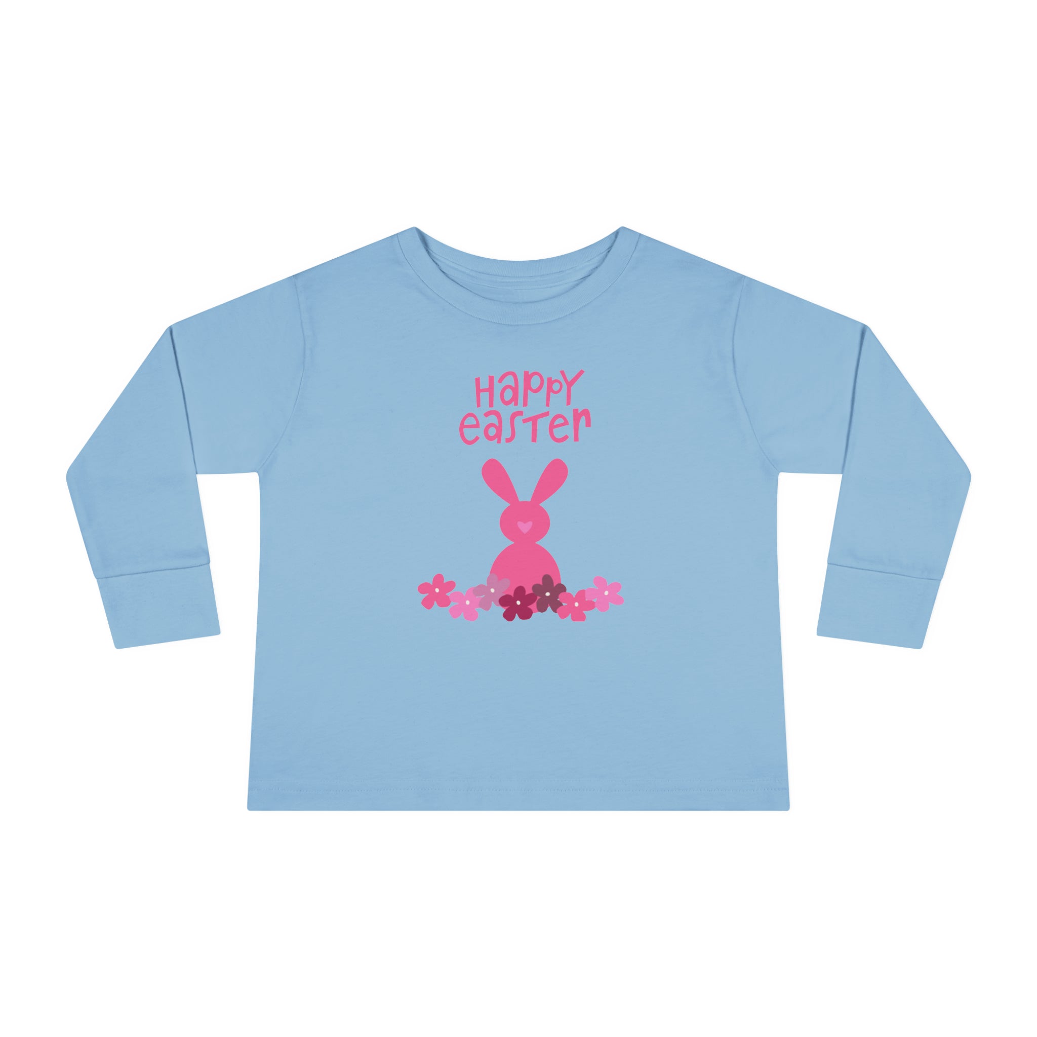 Happy Bunny Day Toddler Long Sleeve Tee