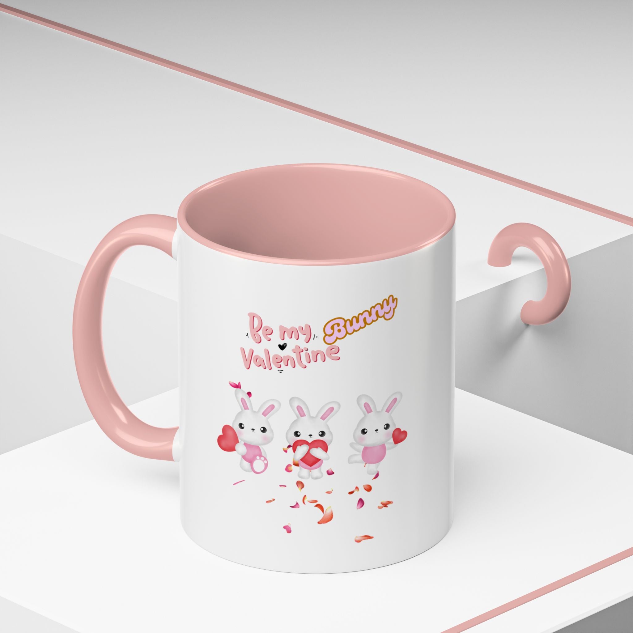 My Bunny Valentine Accent Coffee Mug (11, 15oz)