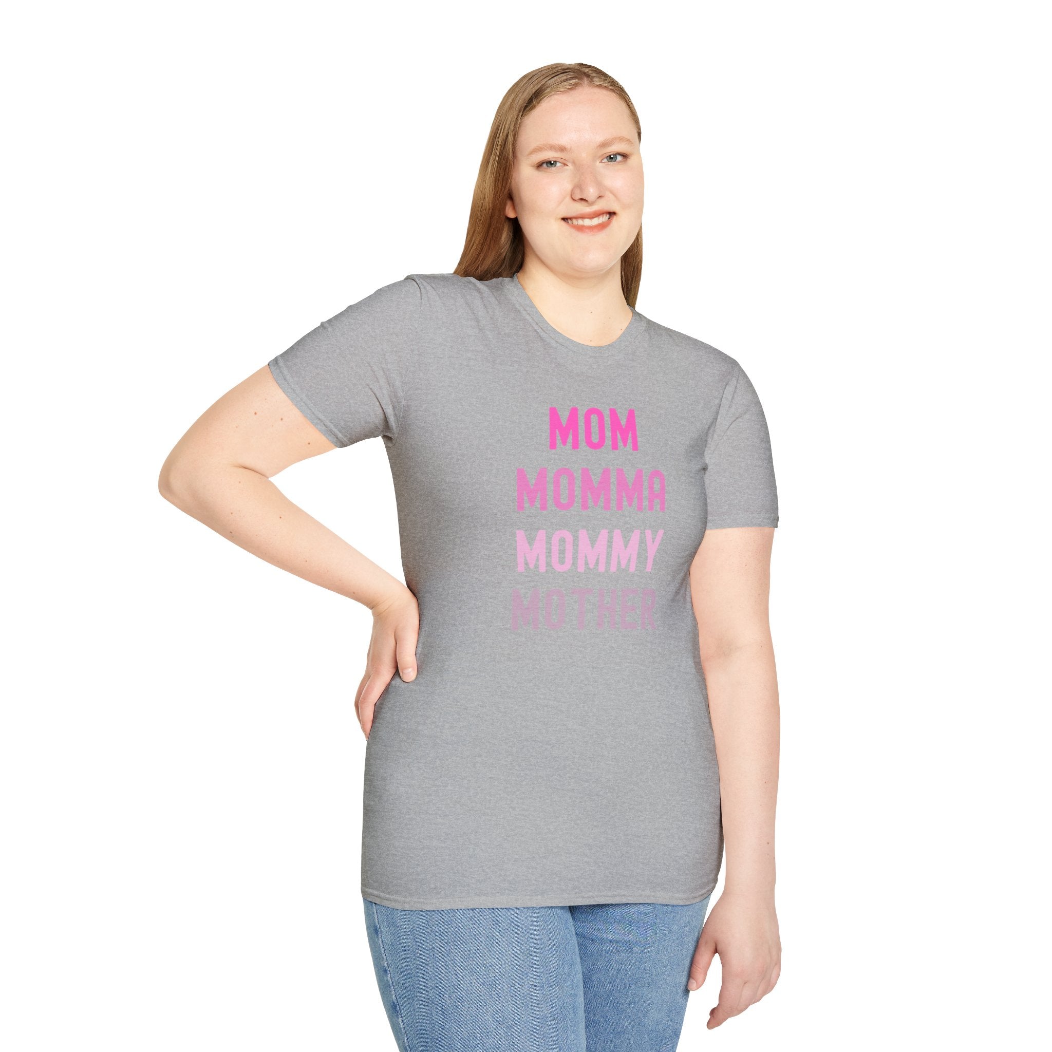 Mom Momma Mommy Mother Unisex Softstyle T-Shirt