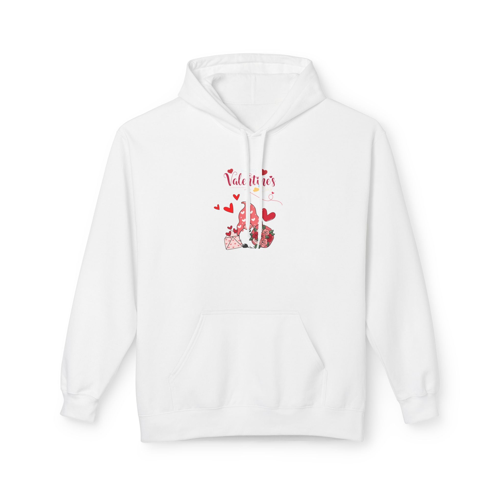 Gnome Valentine's Day Unisex Midweight Softstyle Fleece Hoodie