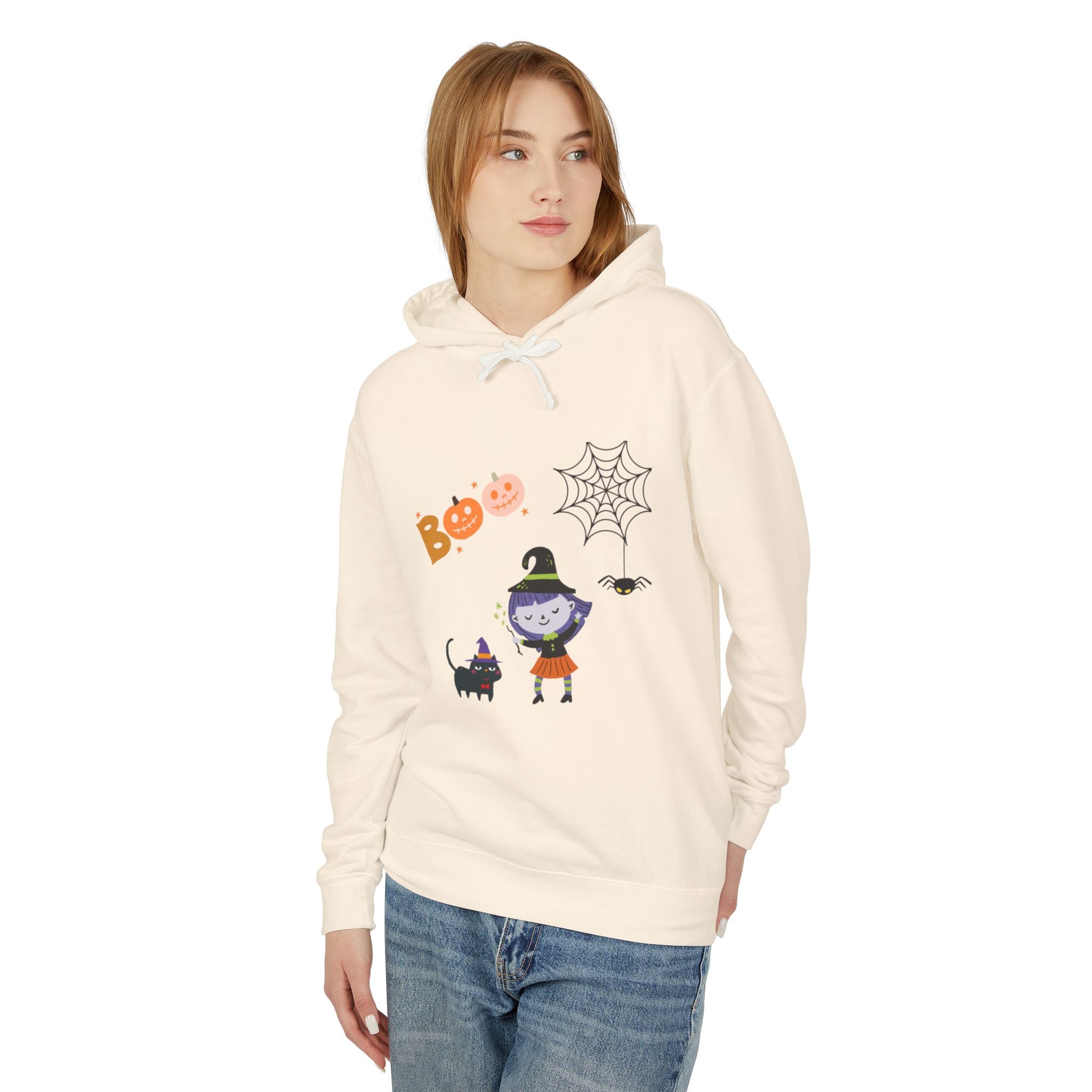 Boo Party Unisex Lightweight Hooded Sweatshirt