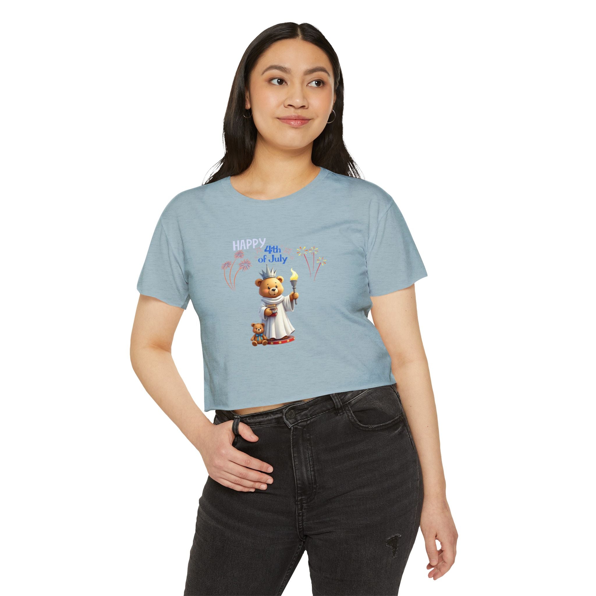 Lady Liberty Crop Top