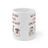 We Wish You A Merry Christmas Boo Ceramic Mug 11oz