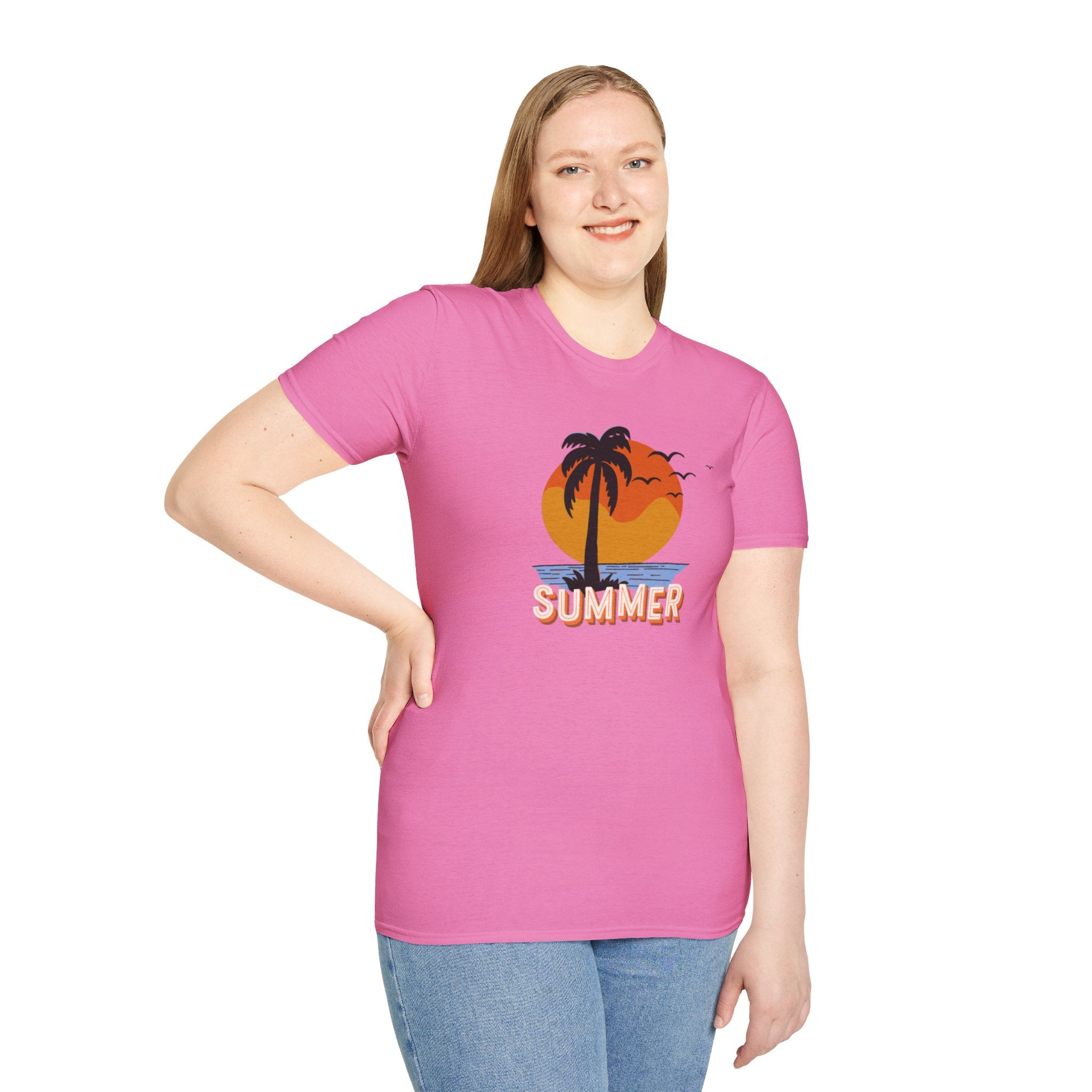 Summer Sunset Unisex Softstyle T-Shirt