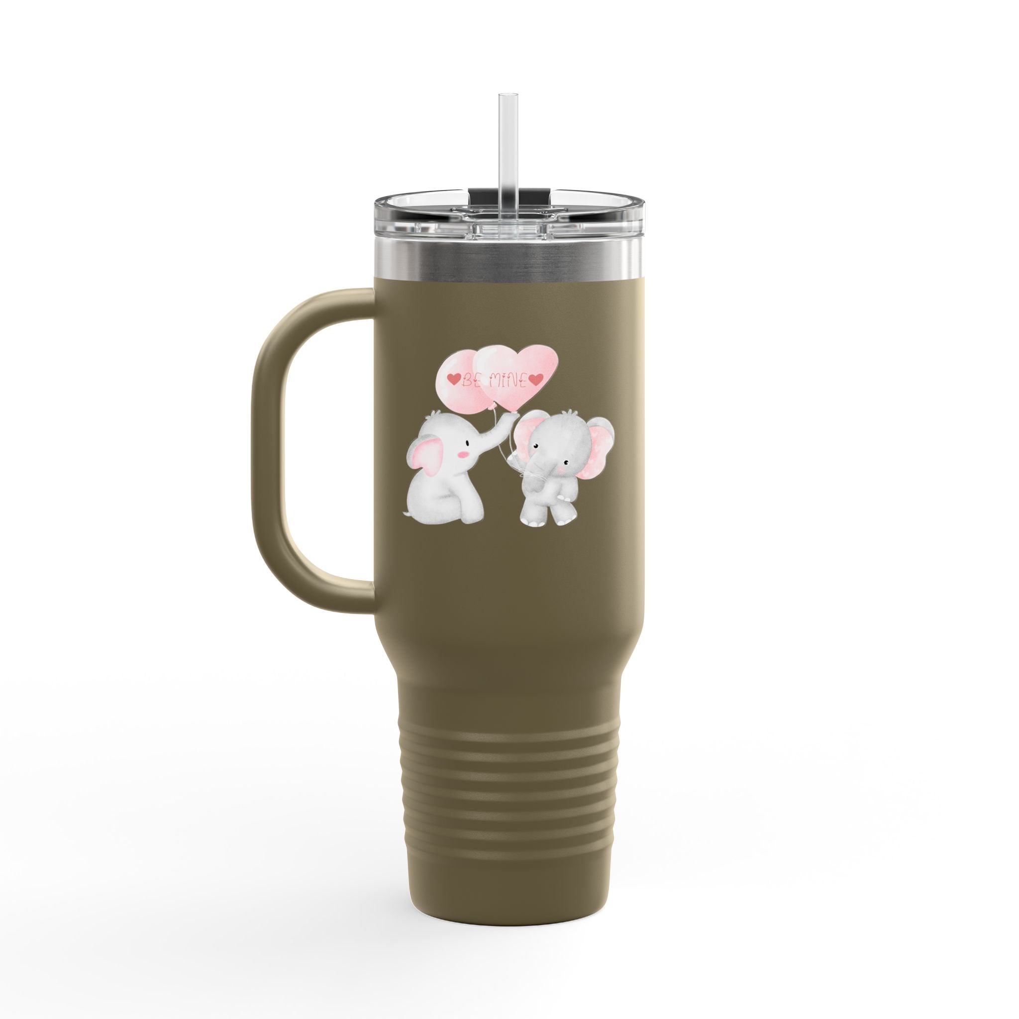 Be Mine Love  Insulated Travel Mug - 40oz - Perfect for Kids & Animal Lovers