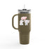 Be Mine Love  Insulated Travel Mug - 40oz - Perfect for Kids & Animal Lovers
