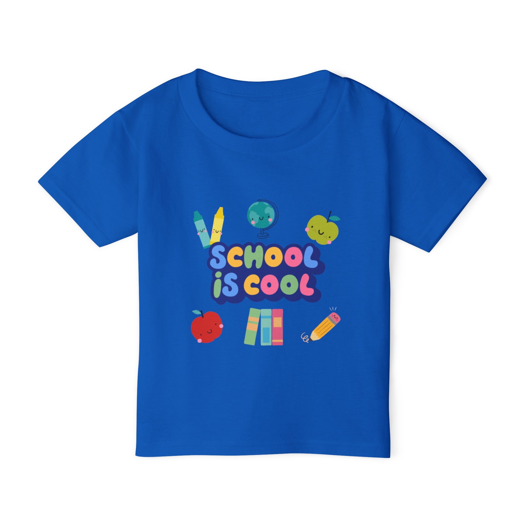 School Is Cool Heavy Cotton™ Toddler T-shirt