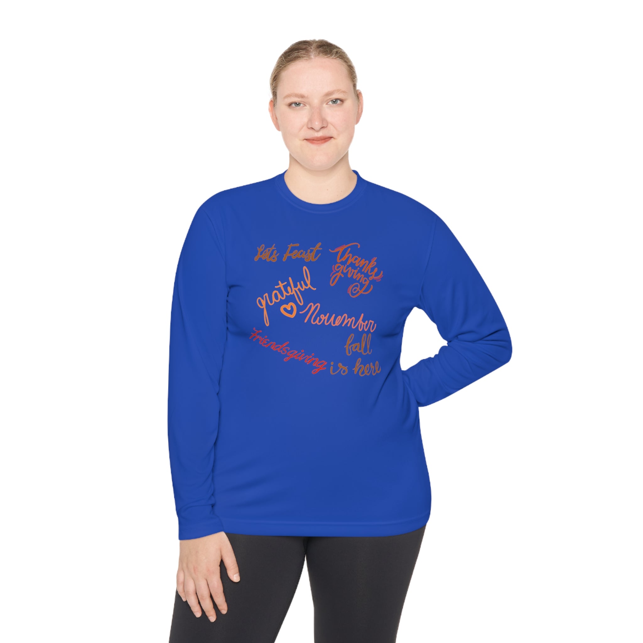 Thanksgiving Season Unisex Lightweight Long Sleeve Tee