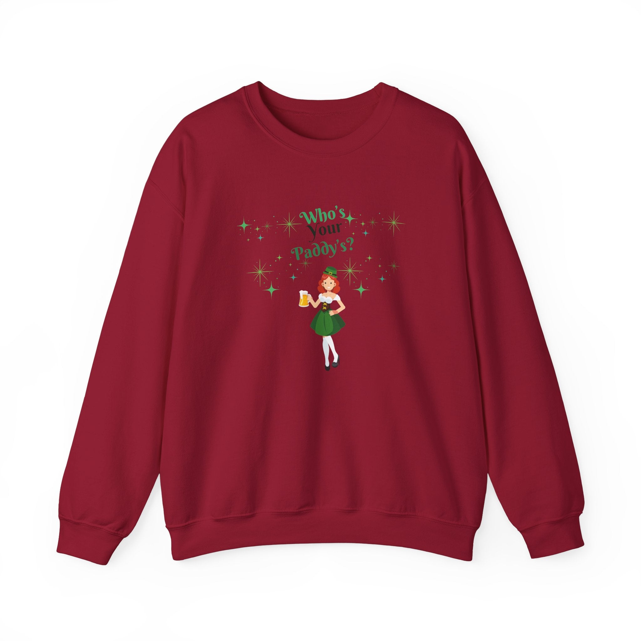 Who's Your Paddy's? Unisex Crewneck Sweatshirt - Perfect for St. Patrick's Day Celebrations