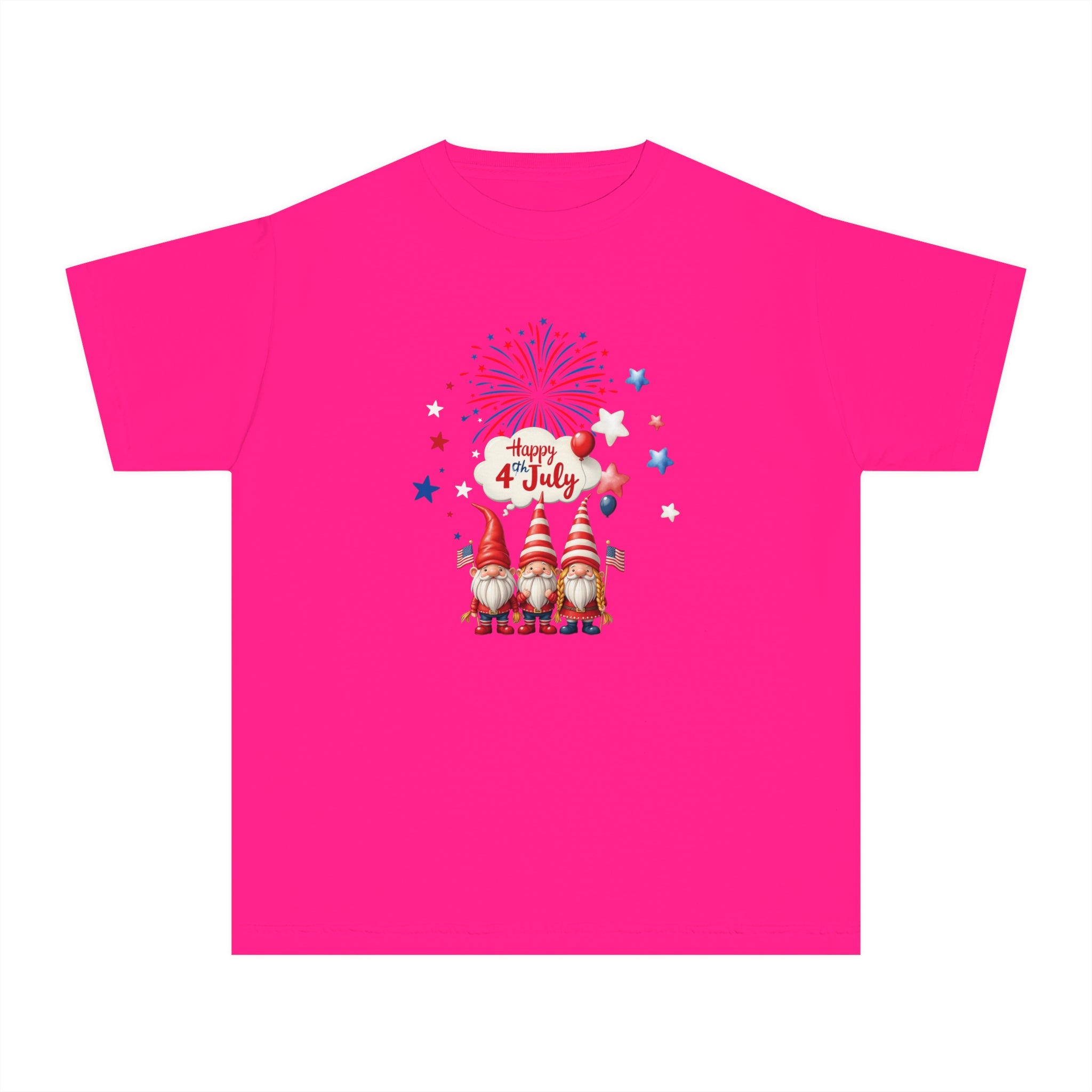 Gnome 4th of July Youth Midweight Tee