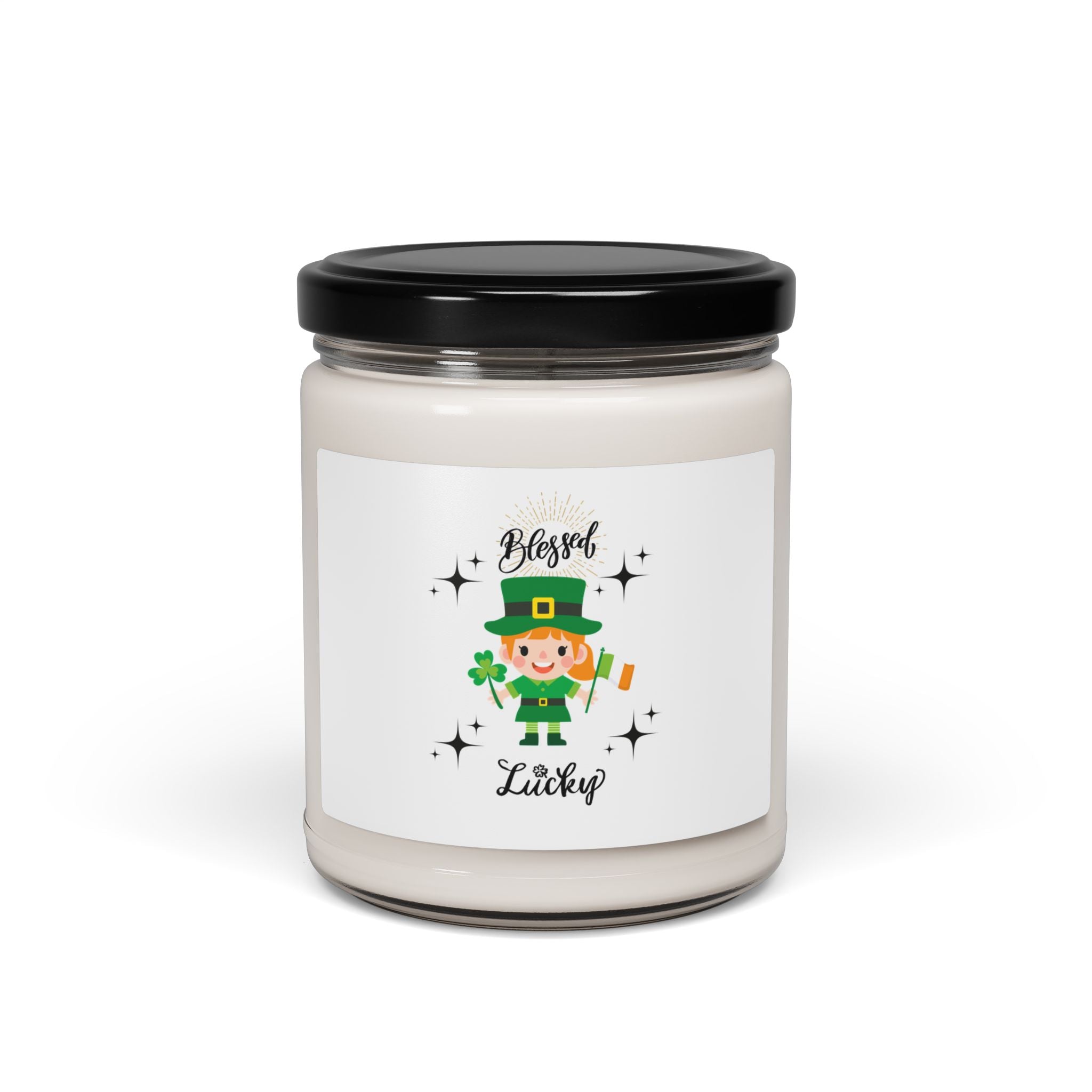 Blessed & Lucky Scented Soy Candle St. Patrick's Day