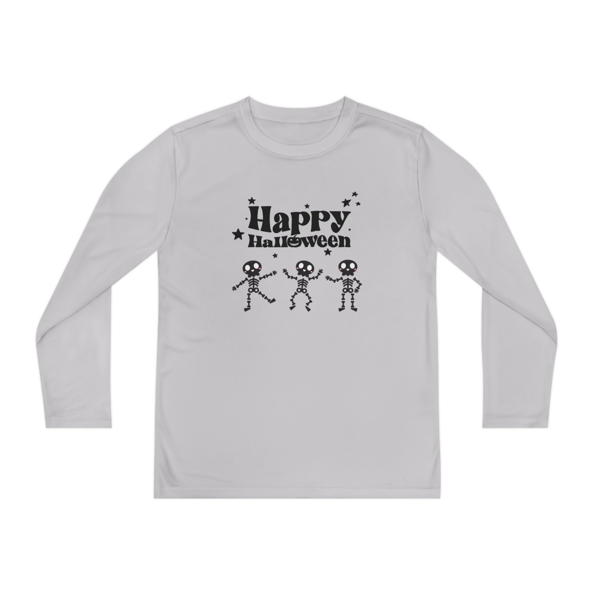 Happy Halloween Crew Youth Long Sleeve Competitor Tee