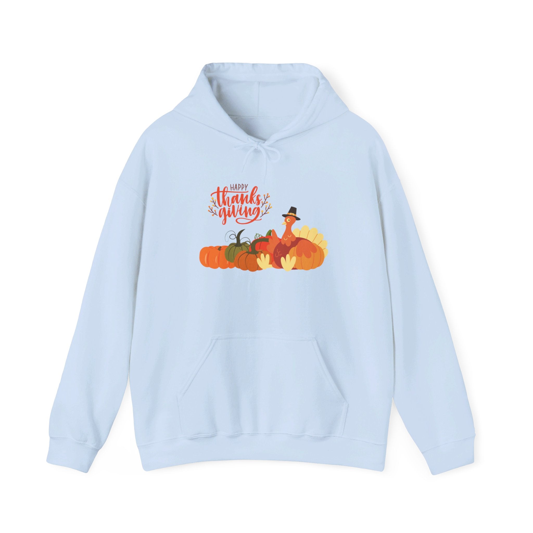 Happy Thanksgiving Turkey Unisex Heavy Blend™ Hooded Sweatshirt