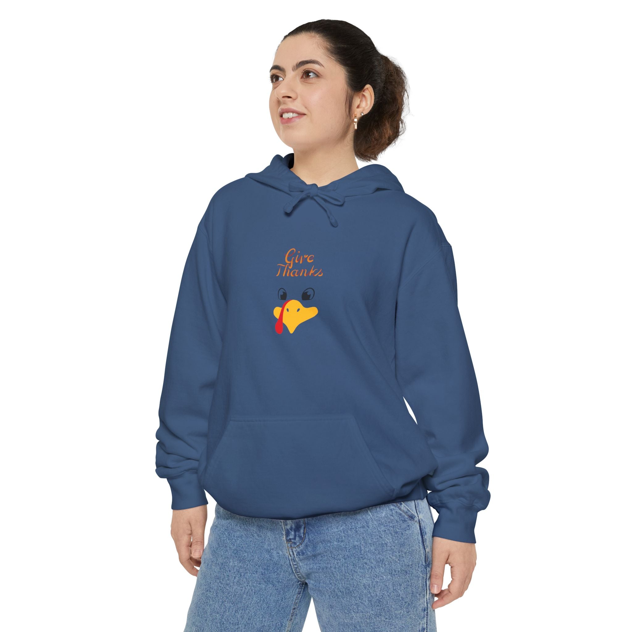 Give Thanks Unisex Garment-Dyed Hoodie