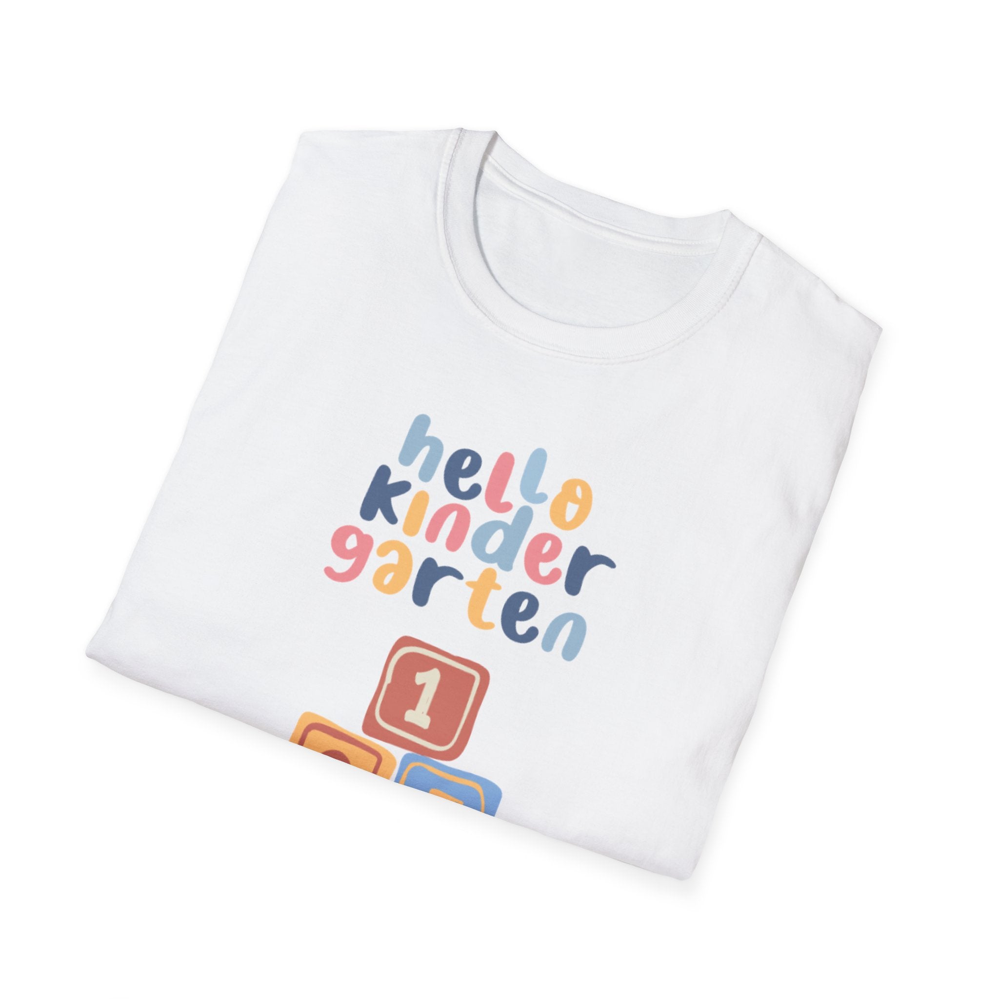 Hello Kindergarten Unisex Softstyle T-Shirt