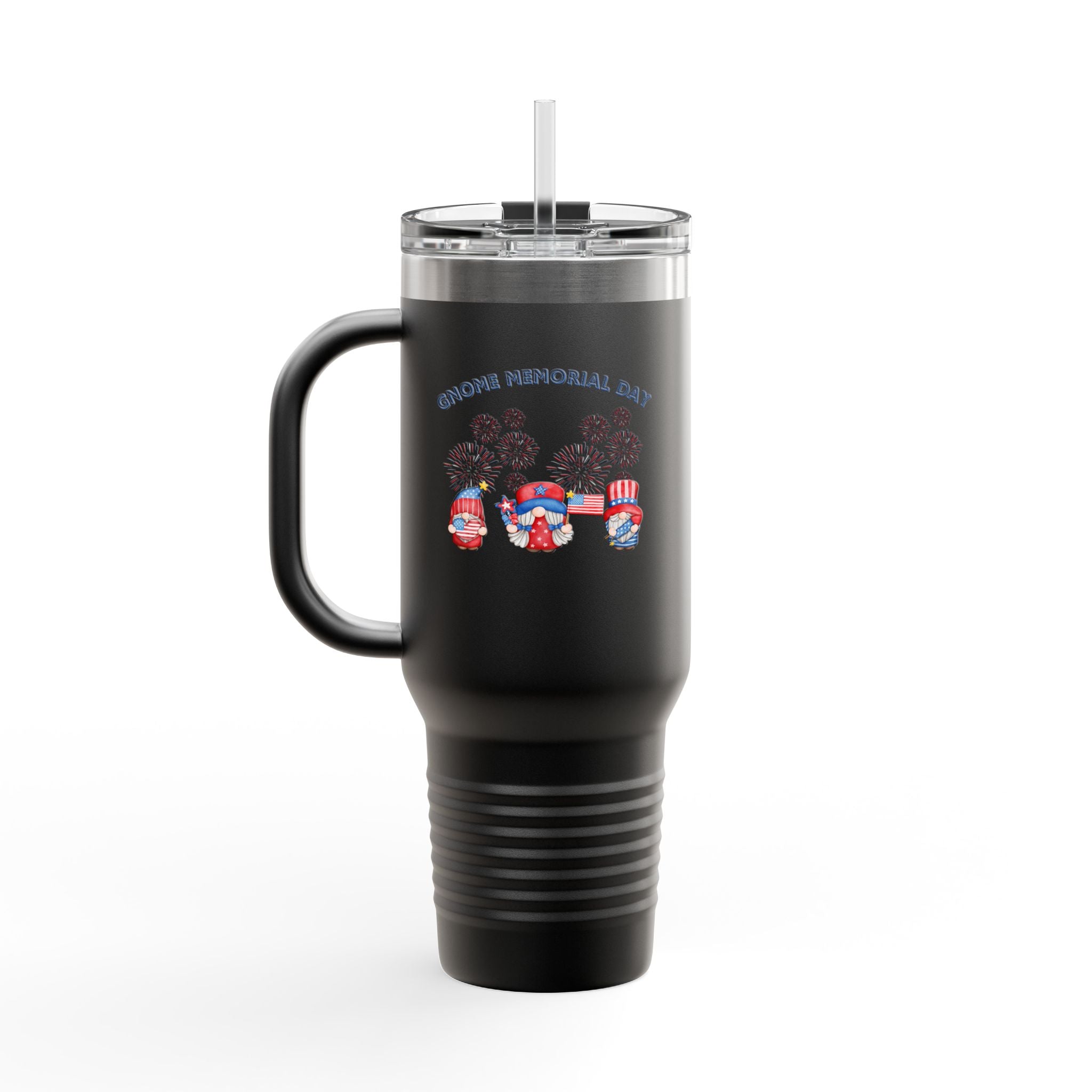 Gnome Memorial Day  Insulated Travel Mug, 40oz