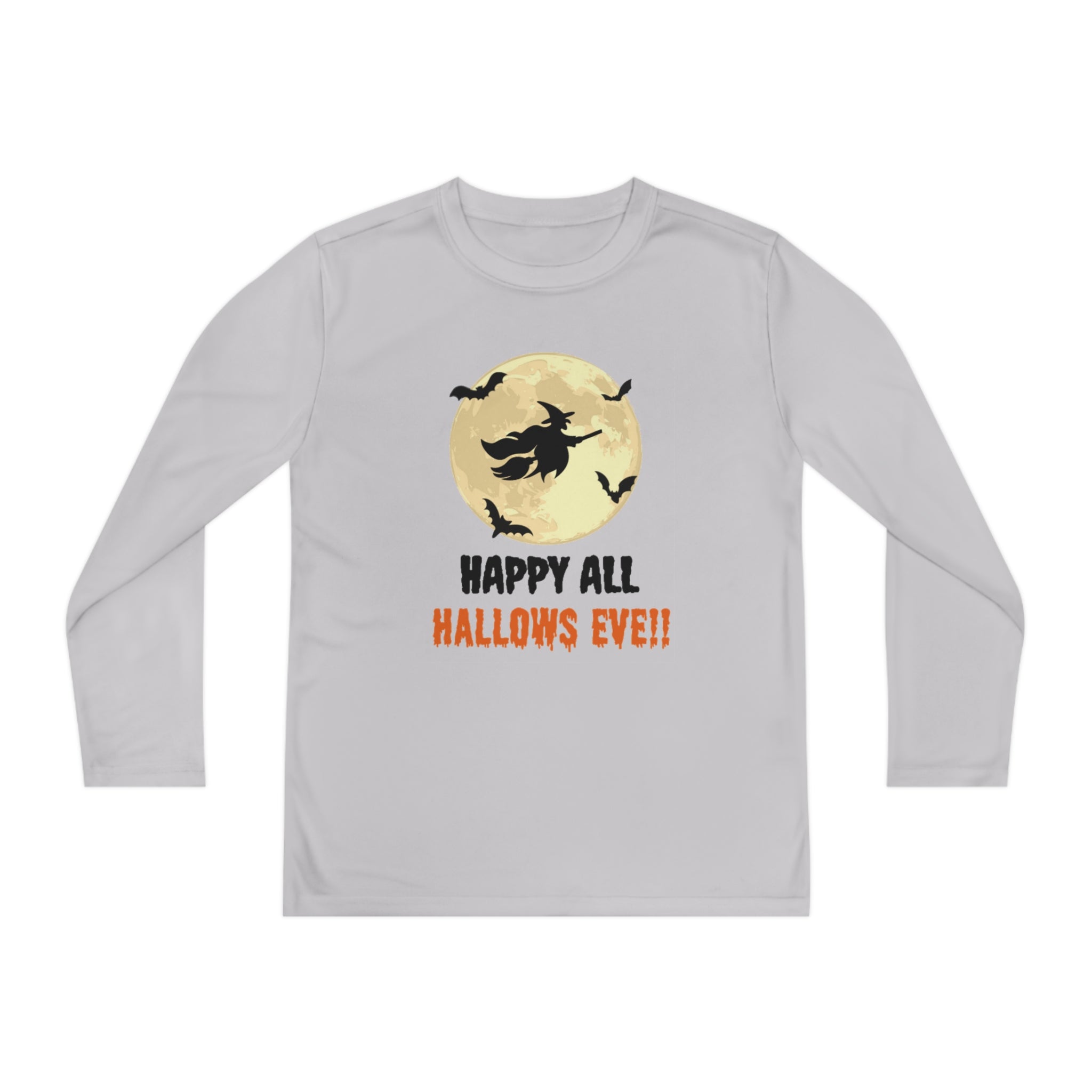 Happy All Hallows Eve Youth Long Sleeve Competitor Tee
