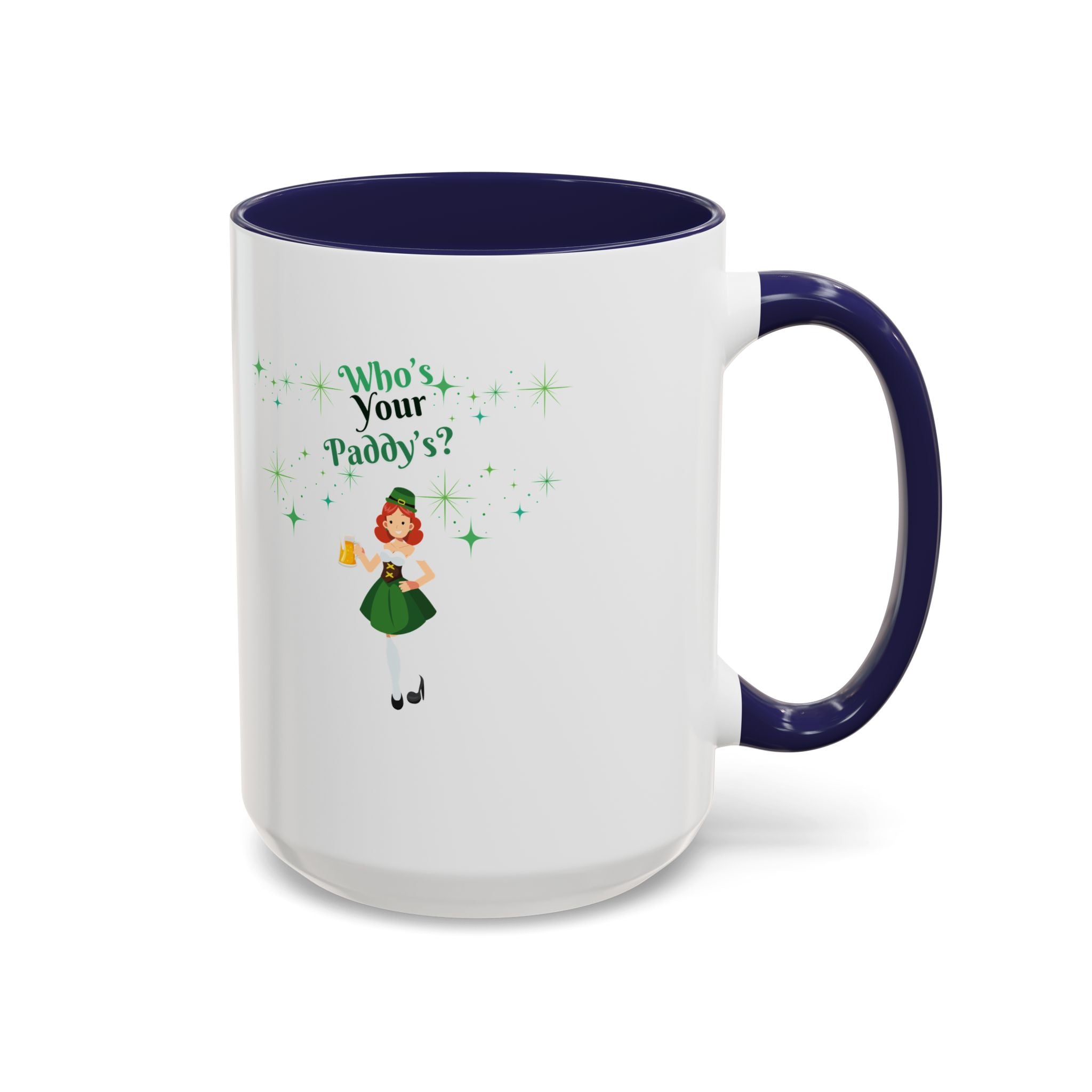 Who's Your Paddy's? Accent Coffee Mug
