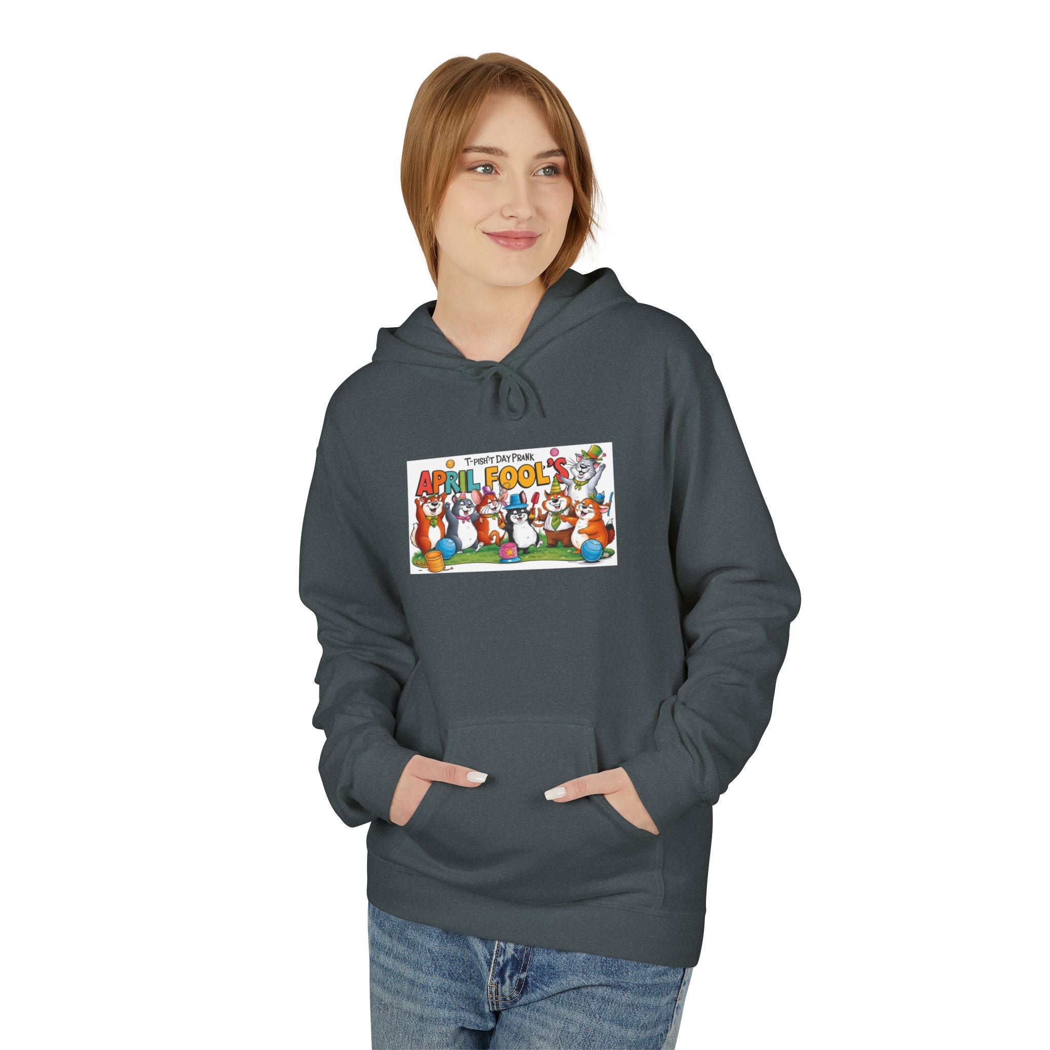 T-Pish'-T Day Prank Fleece Hoodie