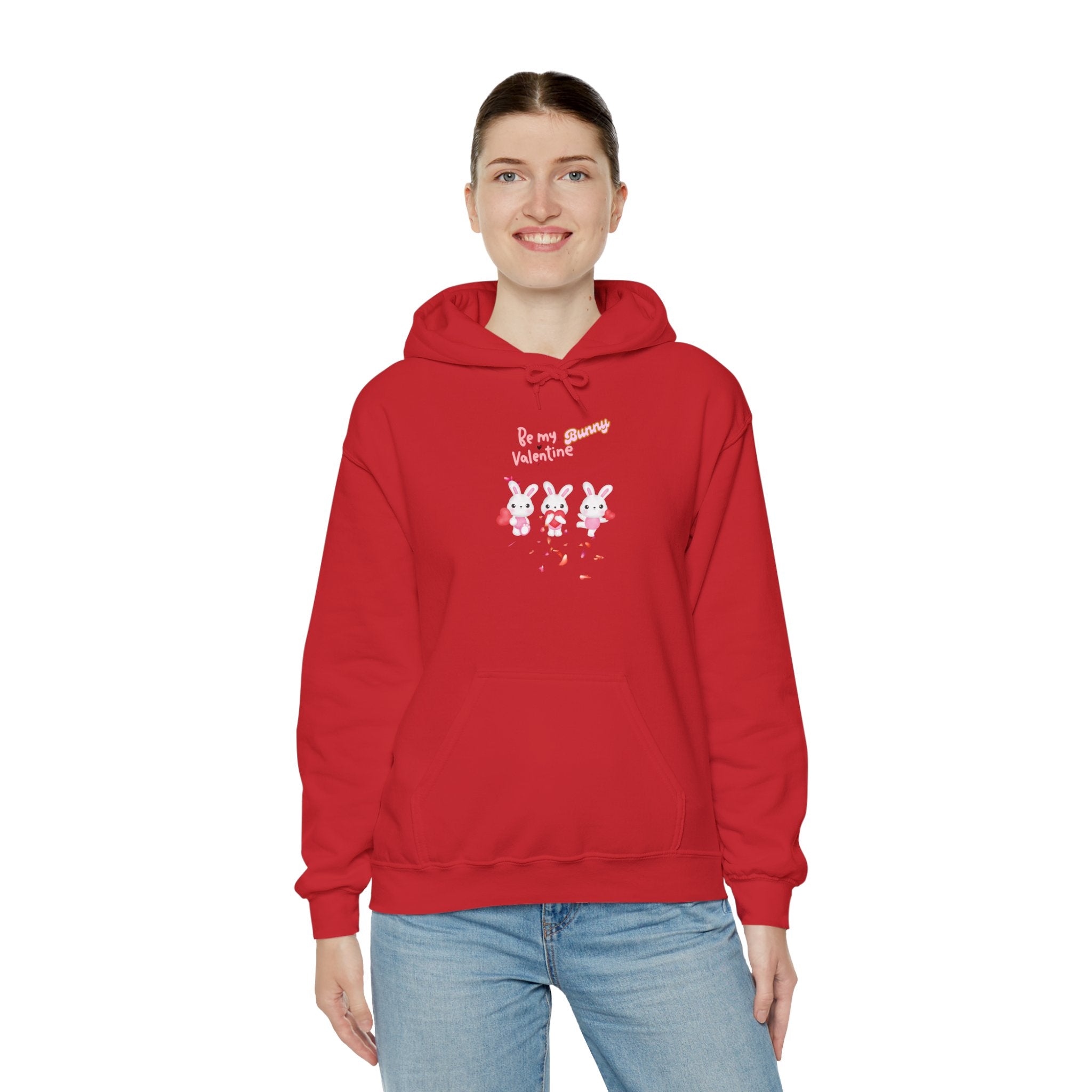 My Bunny Valentine Unisex Heavy Blend™ Hooded Sweatshirt