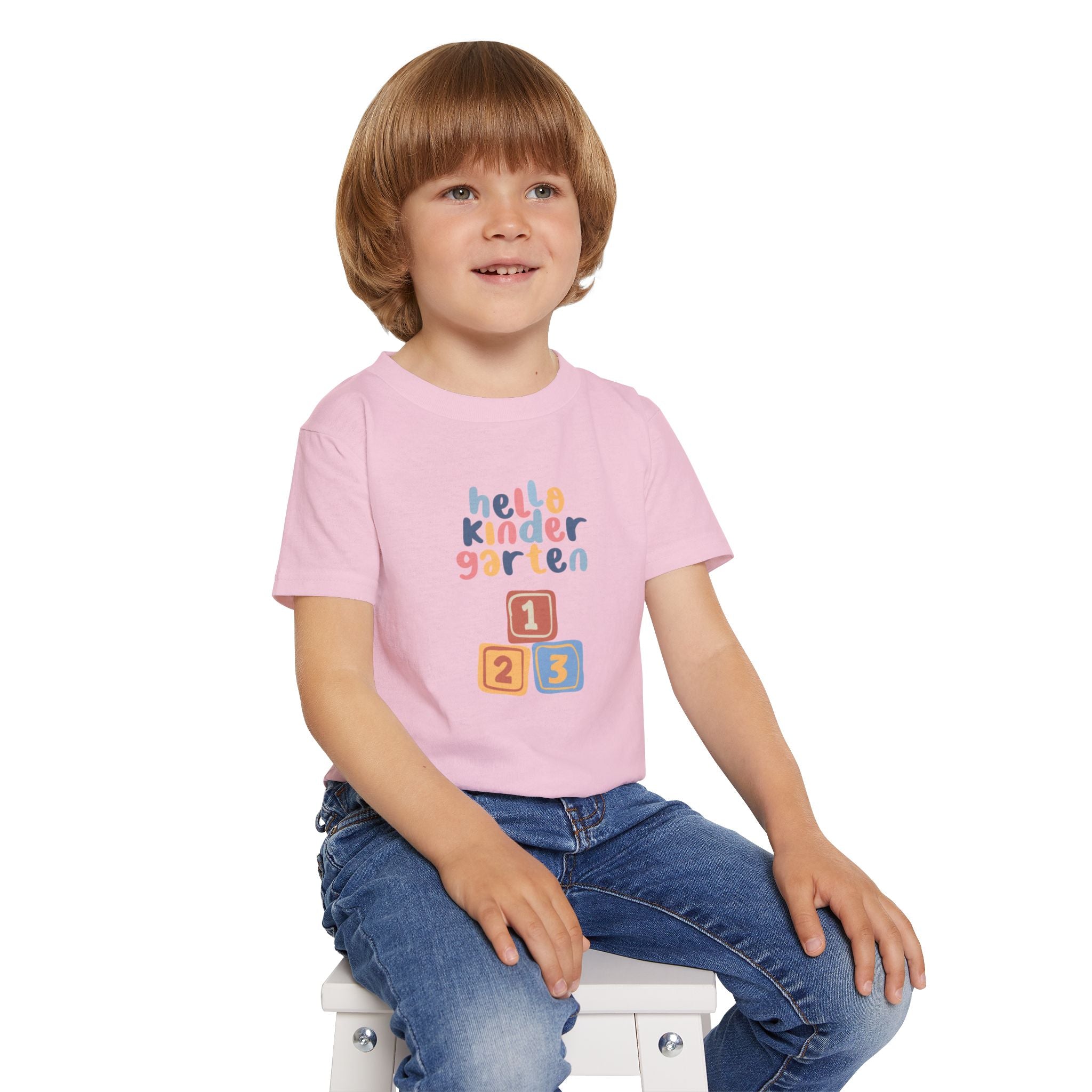 Hello Kindergarten Heavy Cotton™ Toddler T-shirt