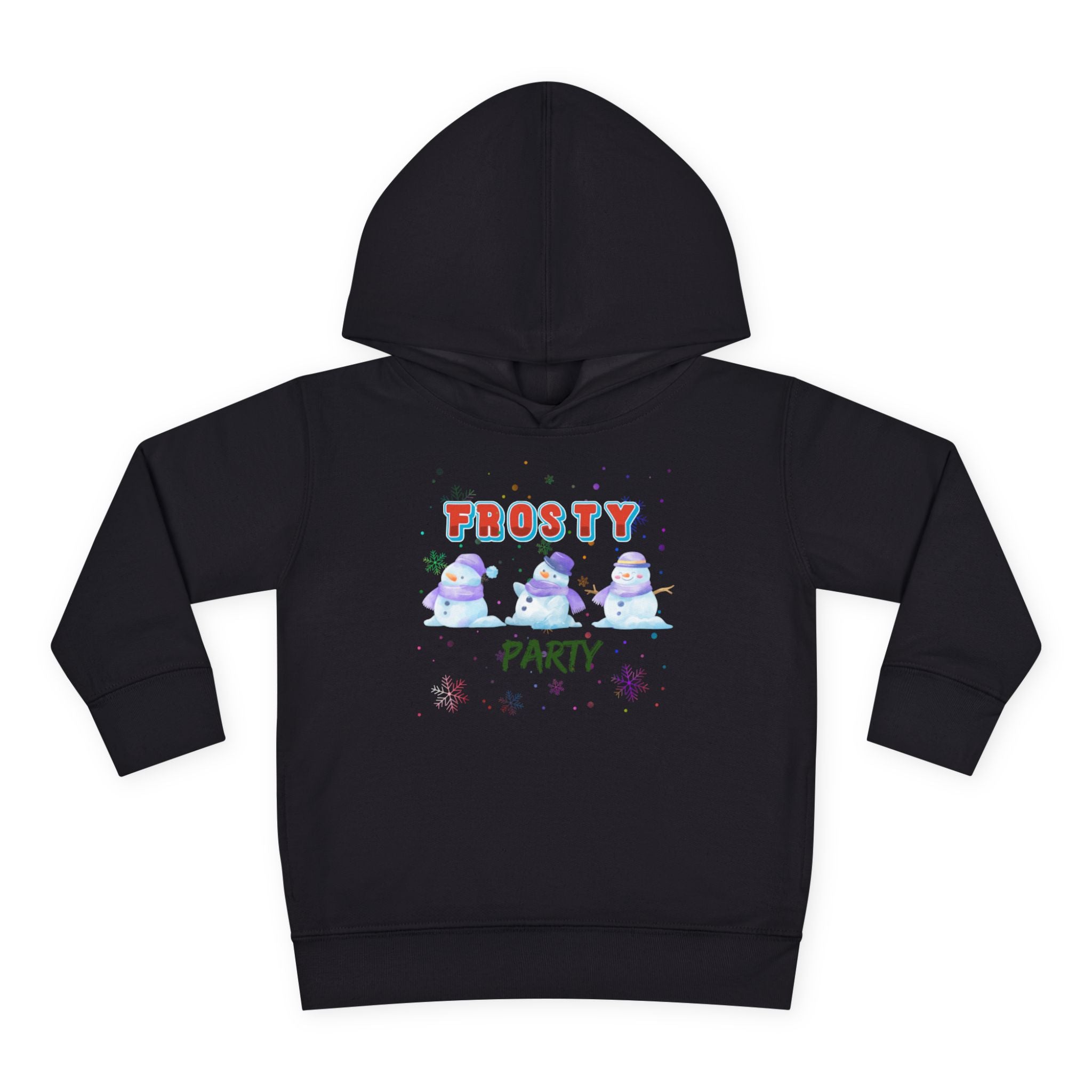 Frosty Party Toddler Pullover Fleece Hoodie