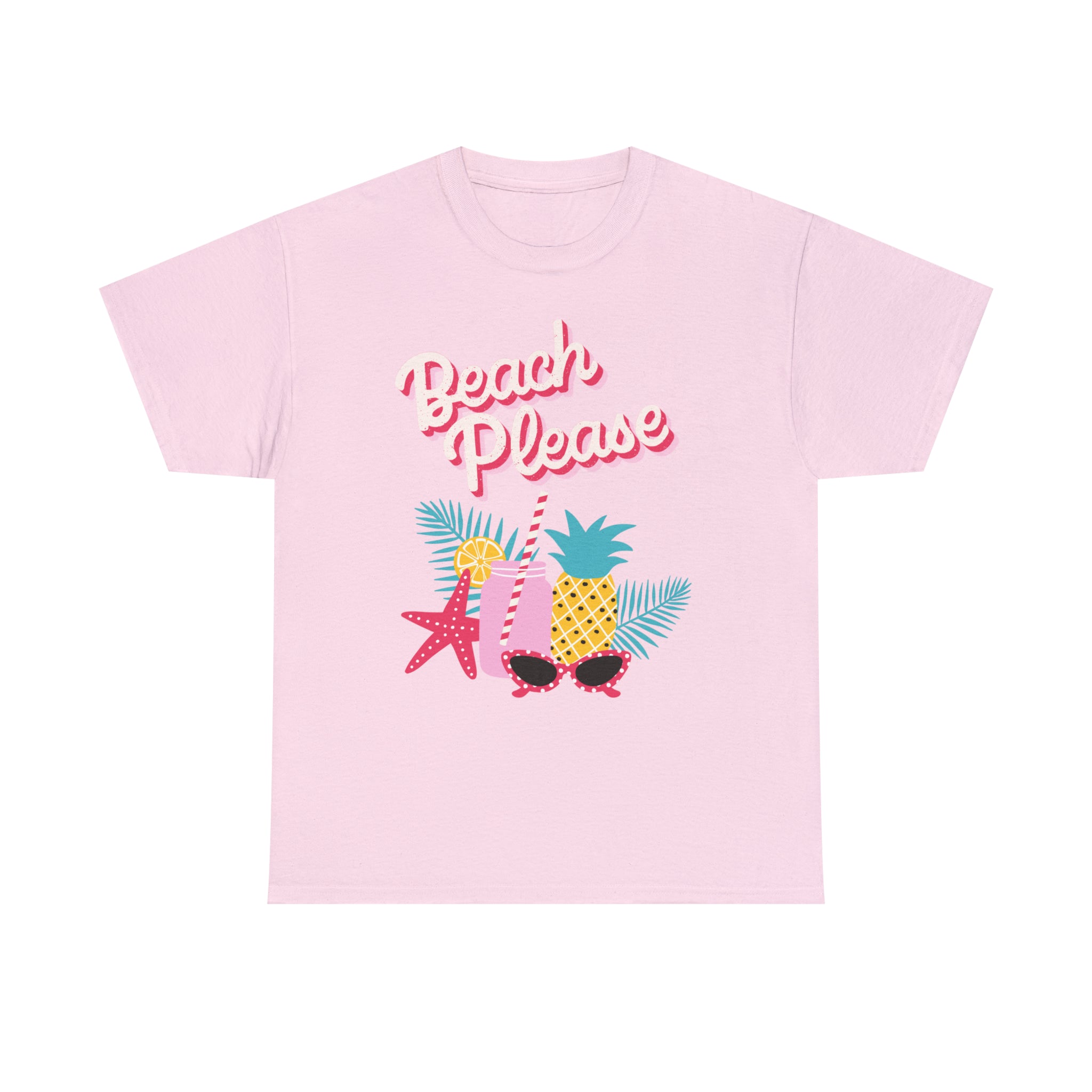 Beach Please Unisex Heavy Cotton Tee