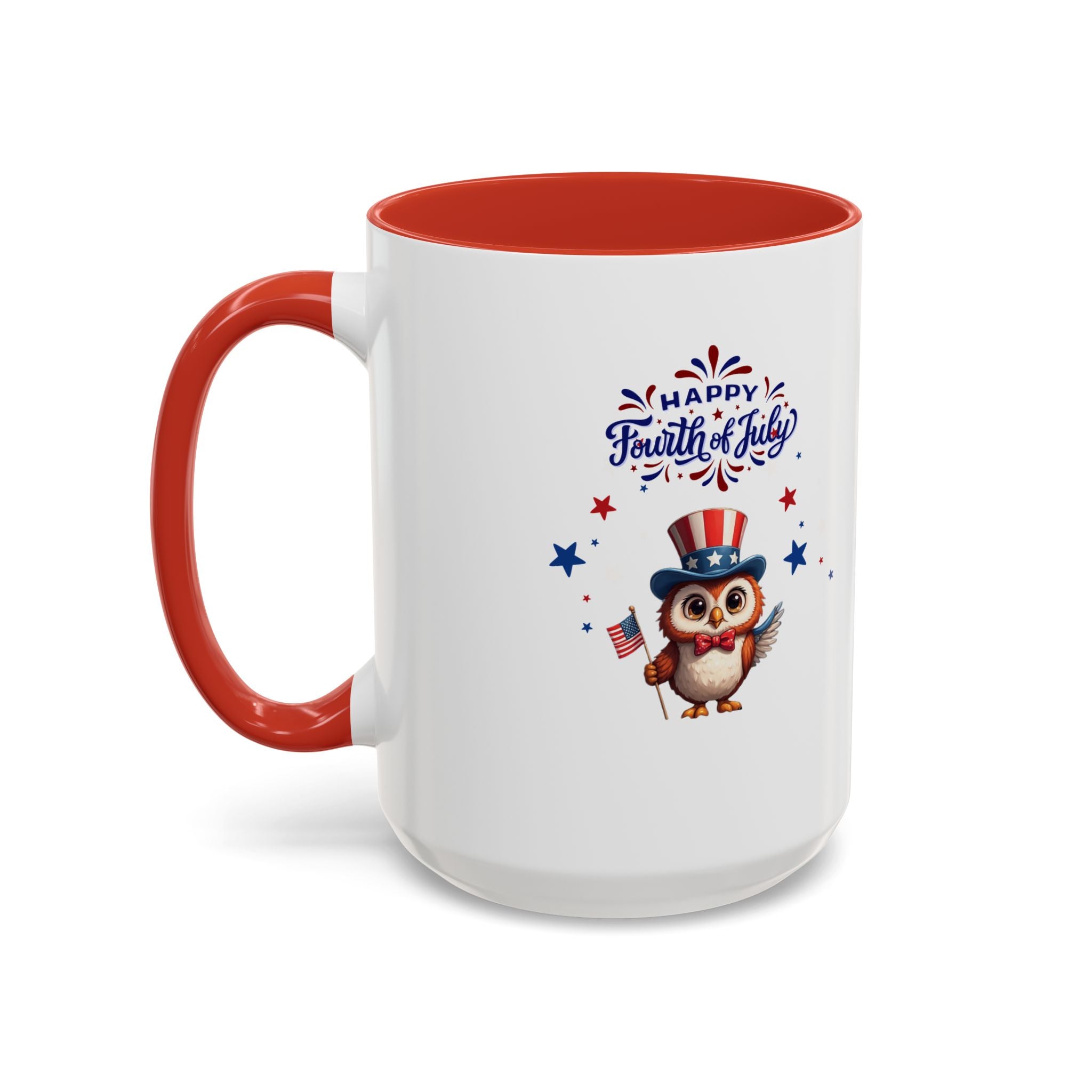 American Eagle Happy 4th of July Coffee Mug
