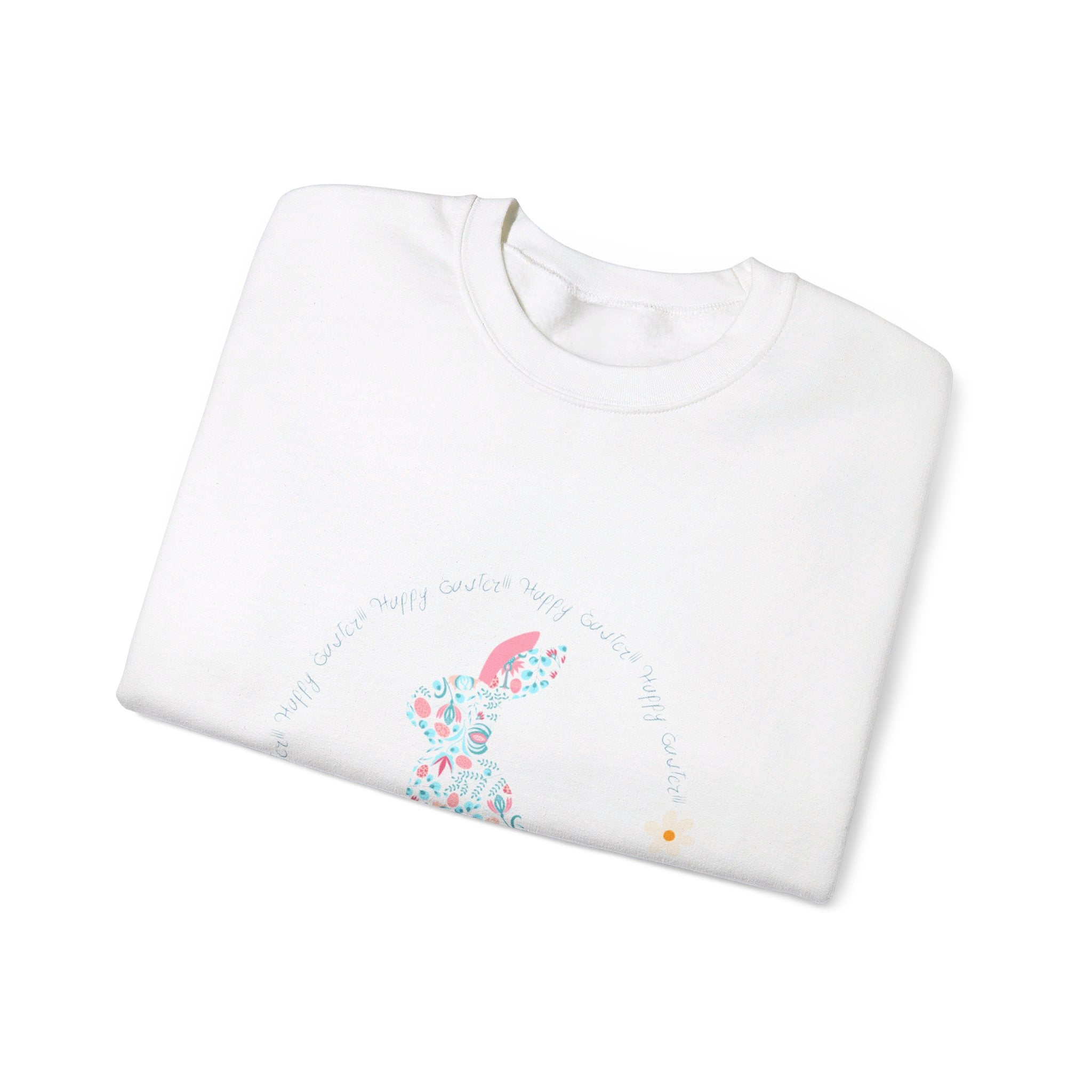 Happy Easter Rabbit Day Unisex Heavy Blend™ Crewneck Sweatshirt