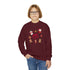 Merry Christmas Crew Youth Crewneck Sweatshirt
