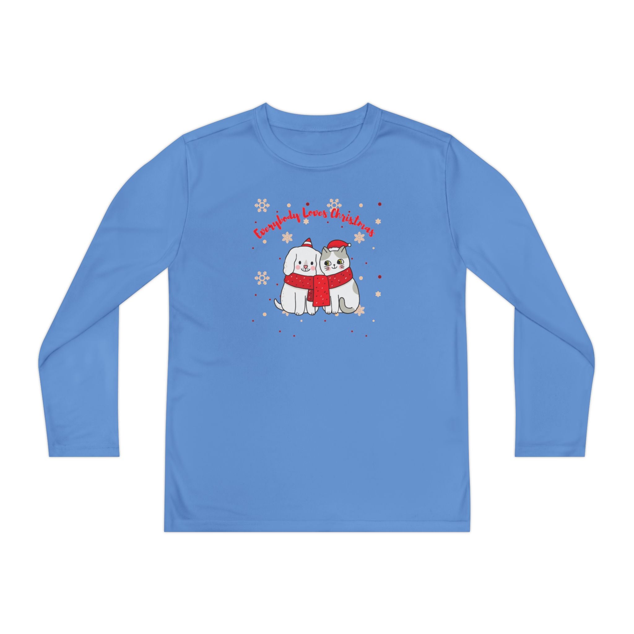 Everybody Loves Christmas Youth Long Sleeve Competitor Tee