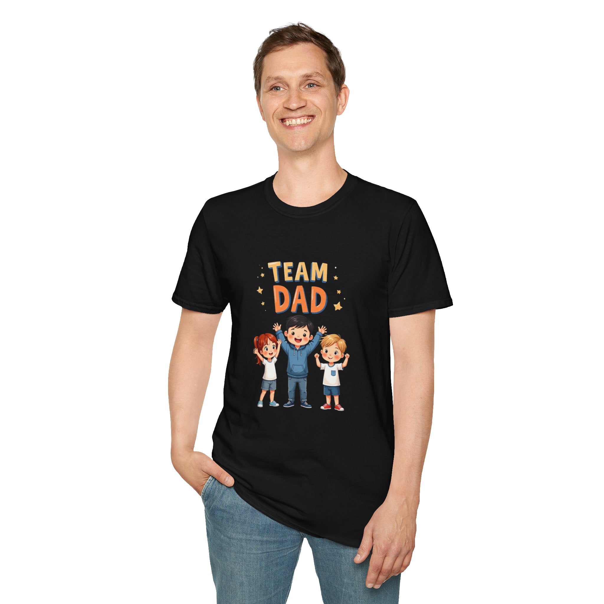 Team Dad Unisex Softstyle T-Shirt, Father's Day Gift, Family Tee, Dad Shirt, Great for Celebrations, Fun Casual Wear